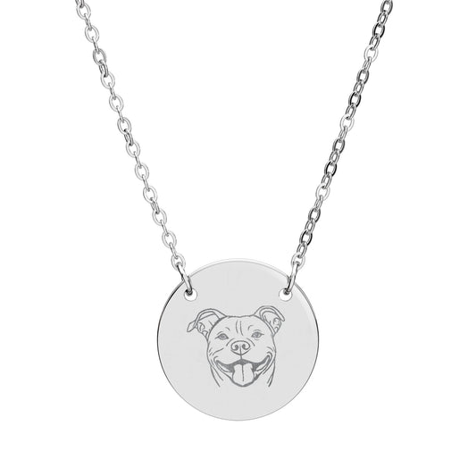 Pittie Smiling Pendant Necklace