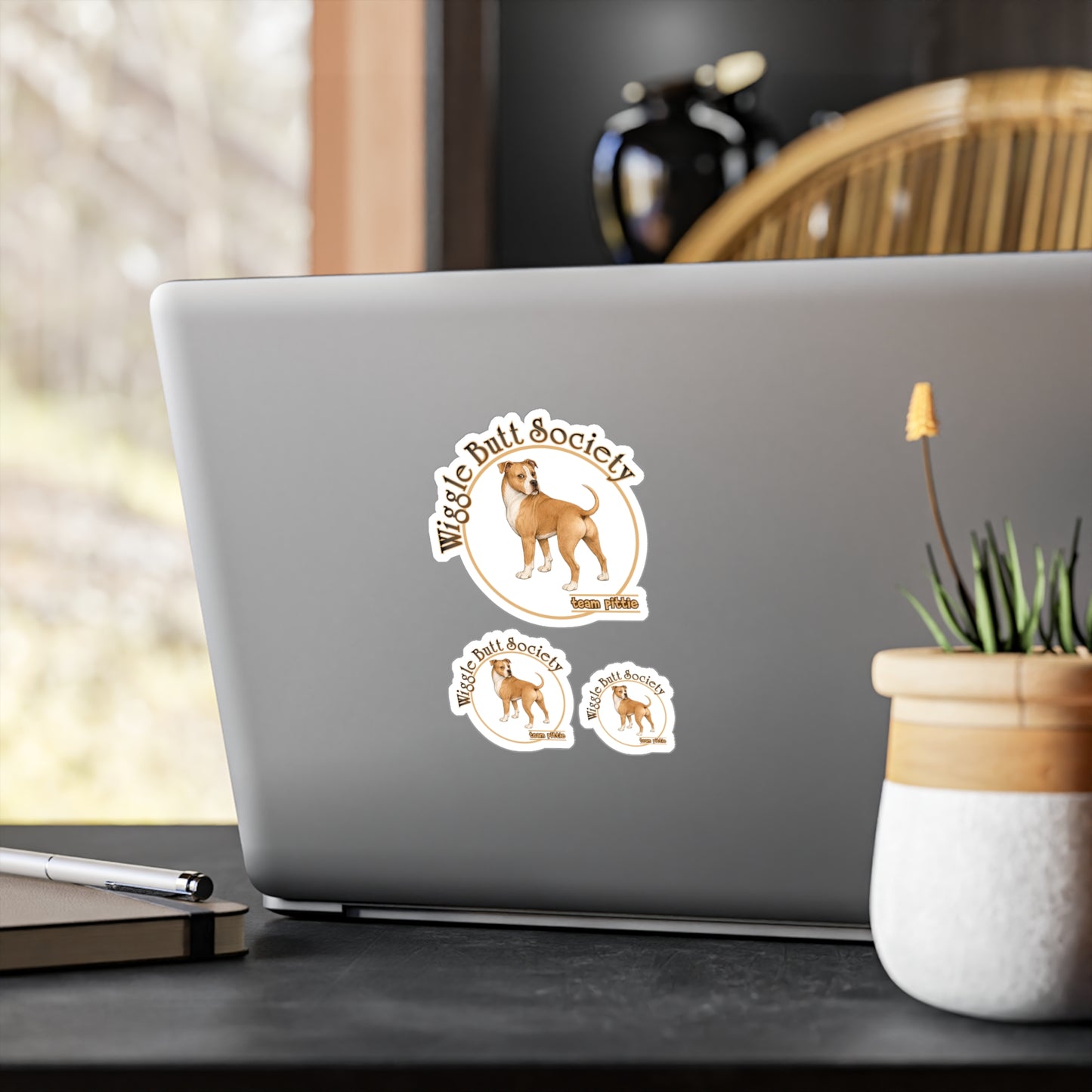 Fawn Pittie Stickers