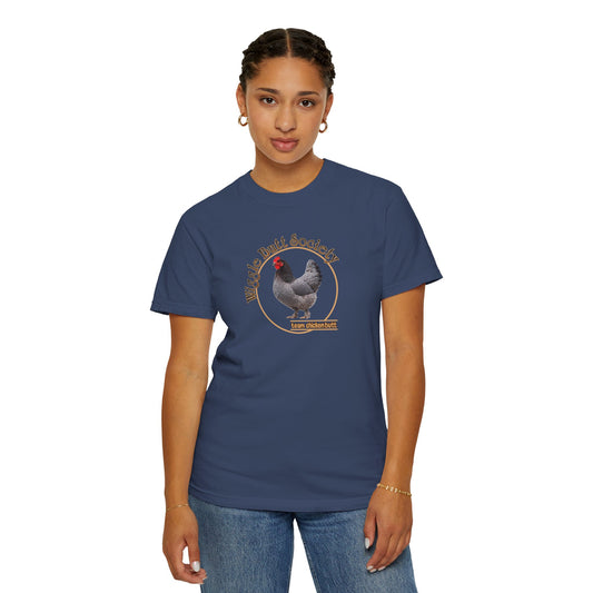 Blue Marron Chicken Butt Crew Tee