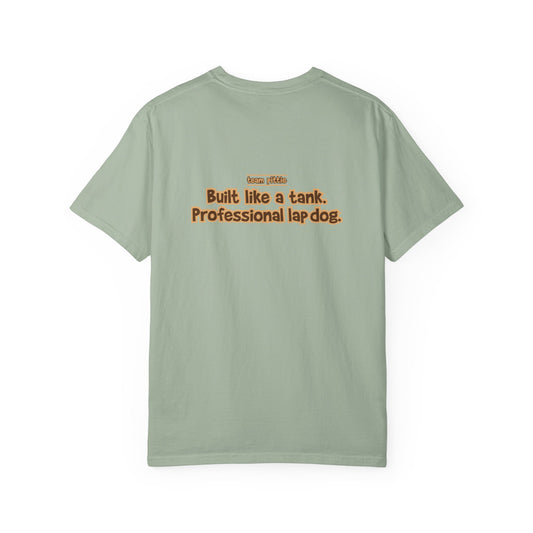 Tuxedo Pittie Tee - Double Sided - "Built Like a Tank"