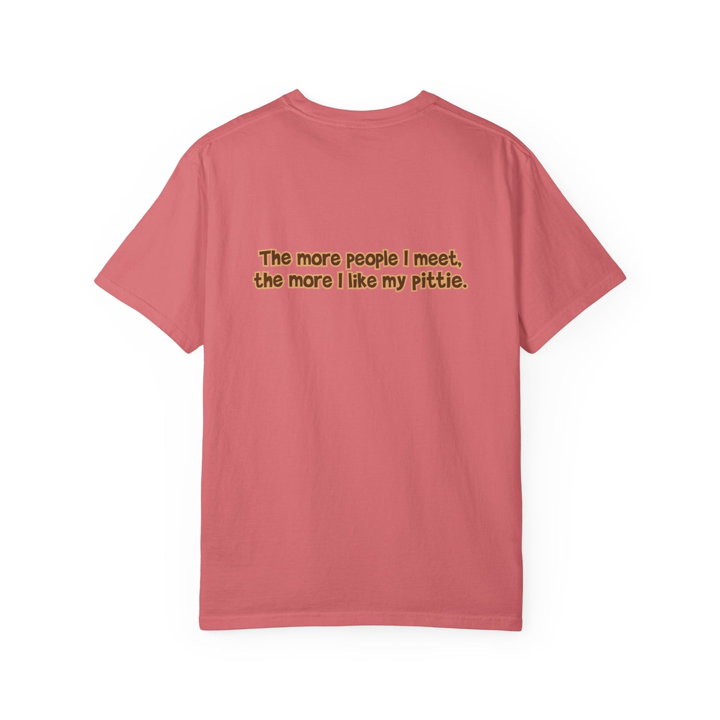 Tuxedo Pittie Tee - Double Sided - "...I Like My Pittie"
