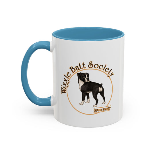 Team Boxer Mug - Flashy Sealed Brindle Boxer