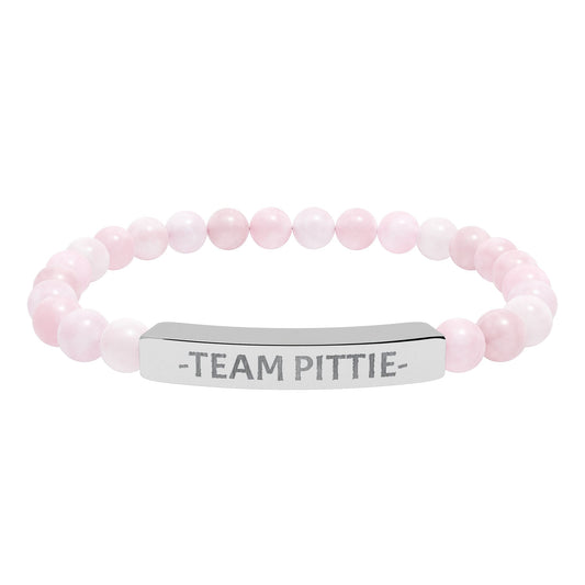 Team Pittie Beaded Bracelet