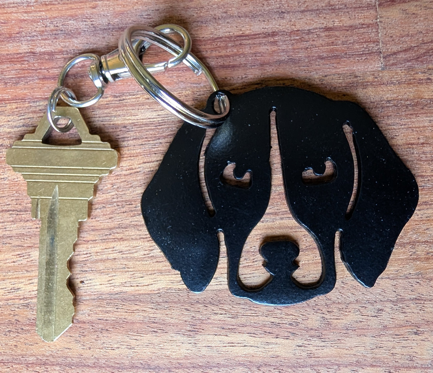Beagle Metal Keychain