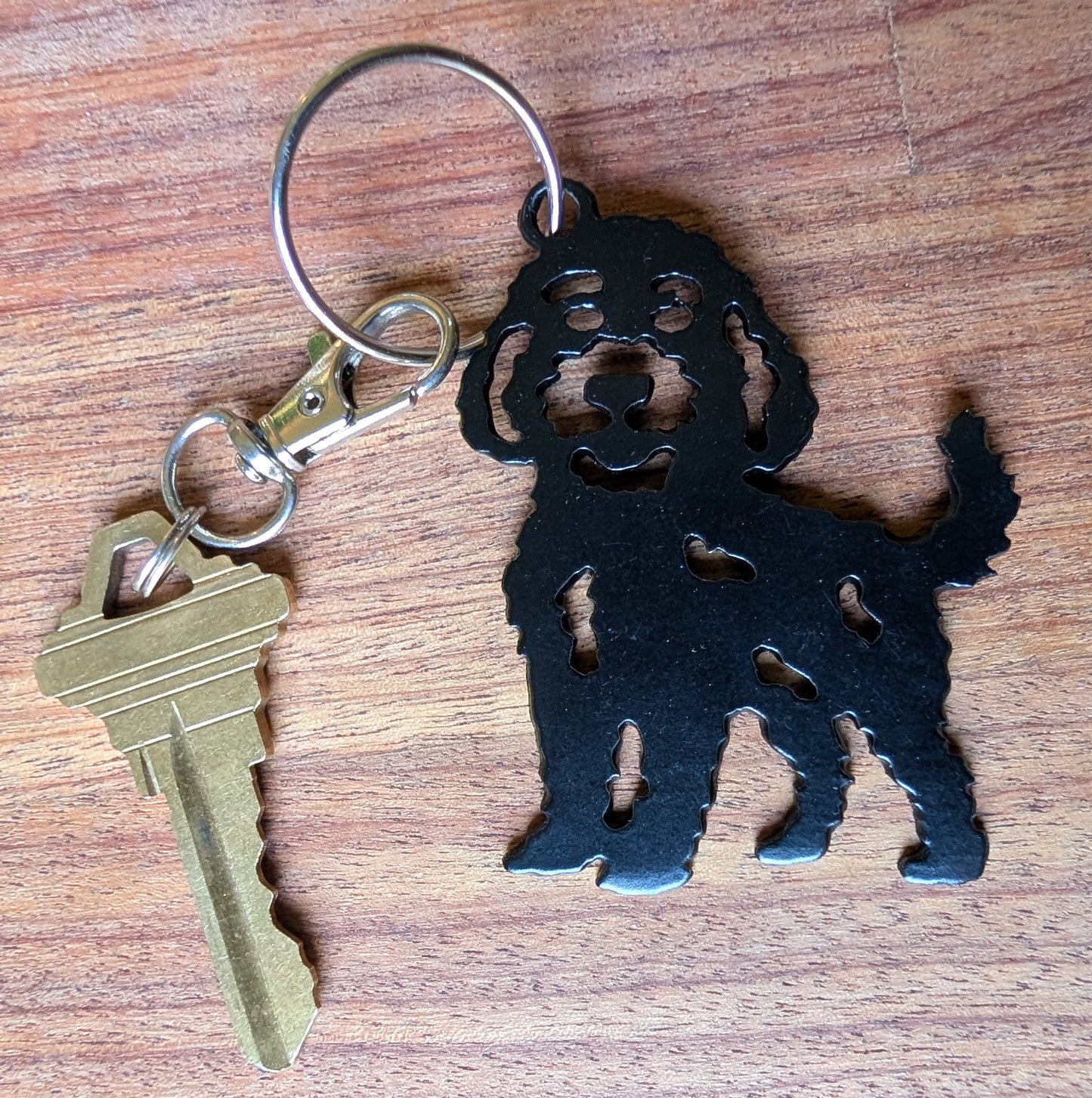 Doodle Metal Keychain
