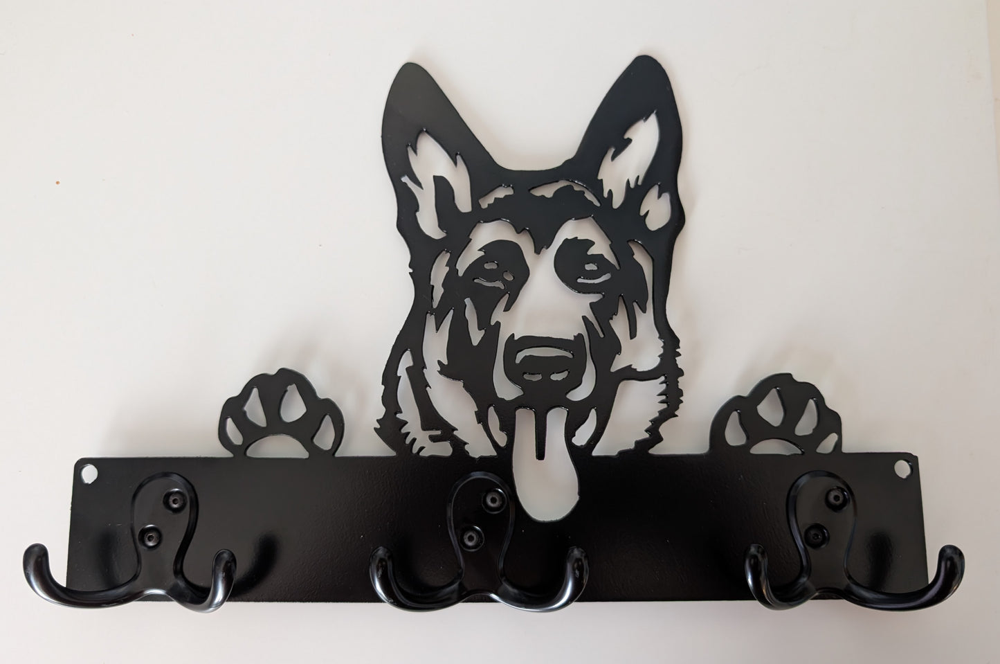 German Shepherd Metal Leash Hanger