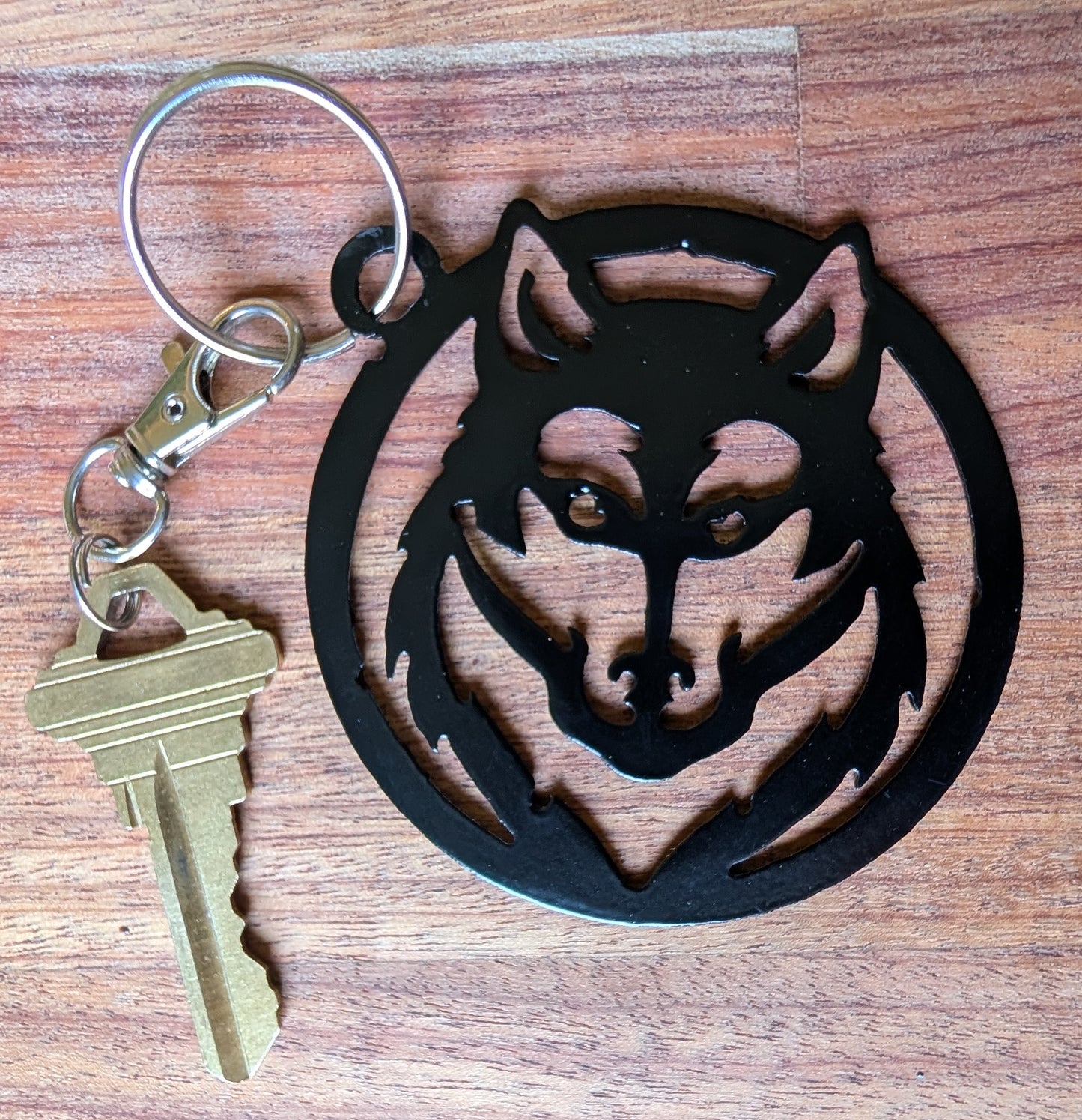 Husky Metal Keychain