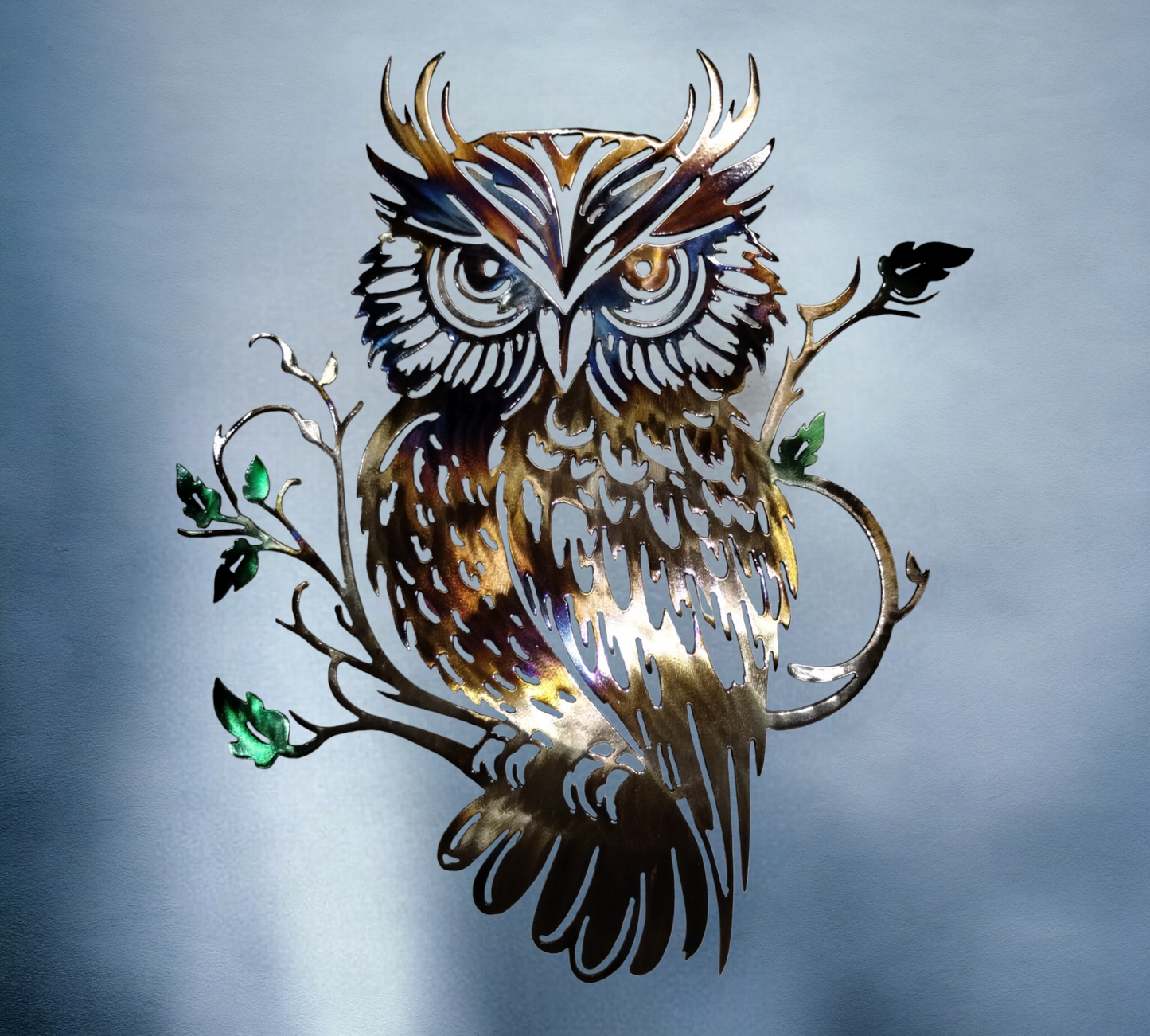 Owl perching on a Branch