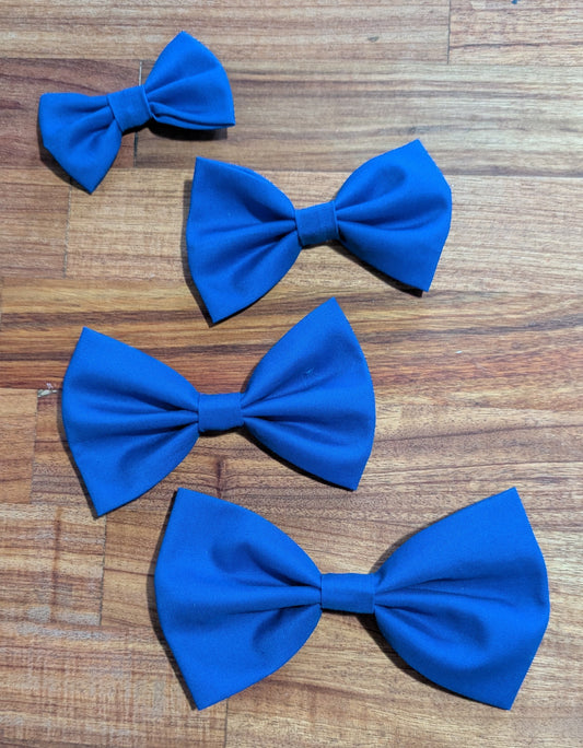 Dog Bow Ties in Solid Colors | Handmade Pet Bowties for Dogs & Cats