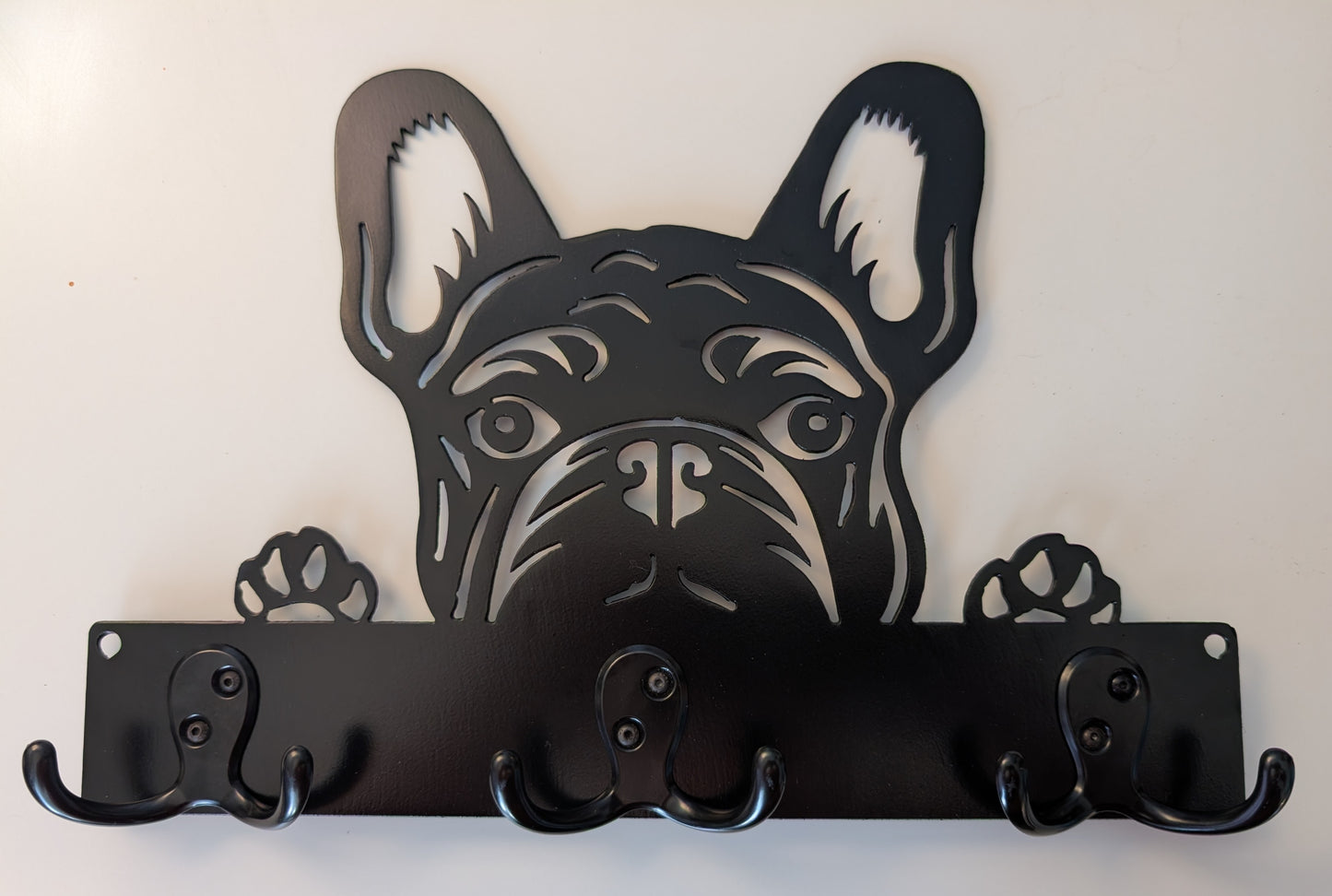 Frenchie Metal Leash Hanger