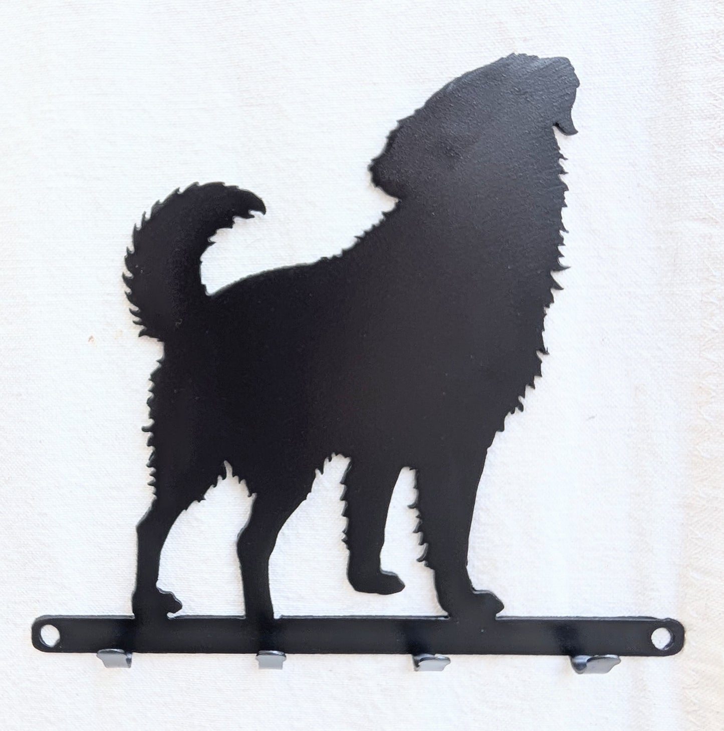Fluffy Dog Small Key & Leash Organizer