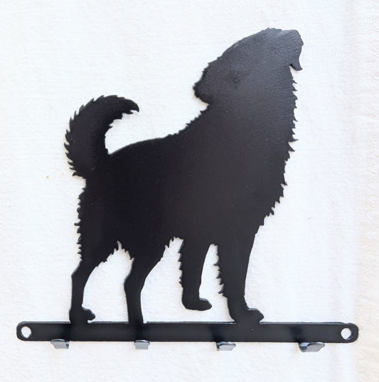 Fluffy Dog Small Key & Leash Organizer