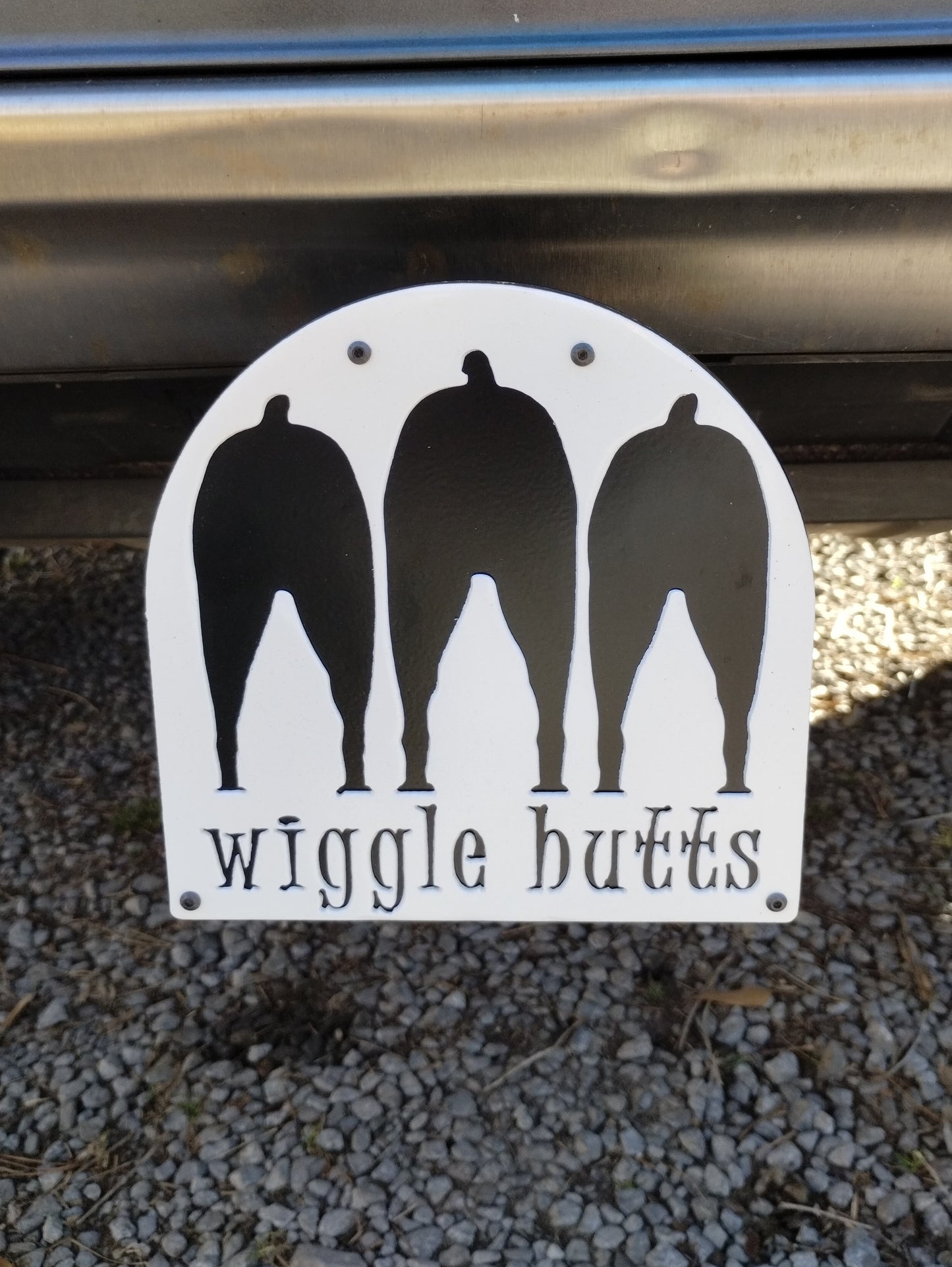 “Wiggle Butts” Boxer Dog Trailer Hitch Cover