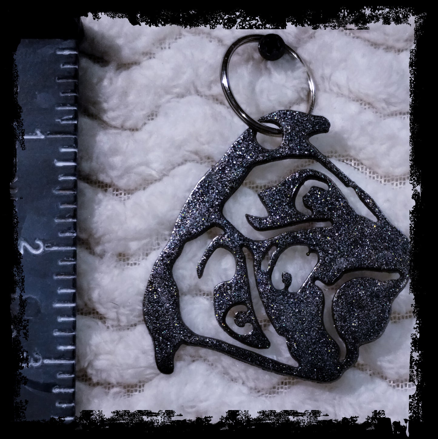 Pug Metal Keychain