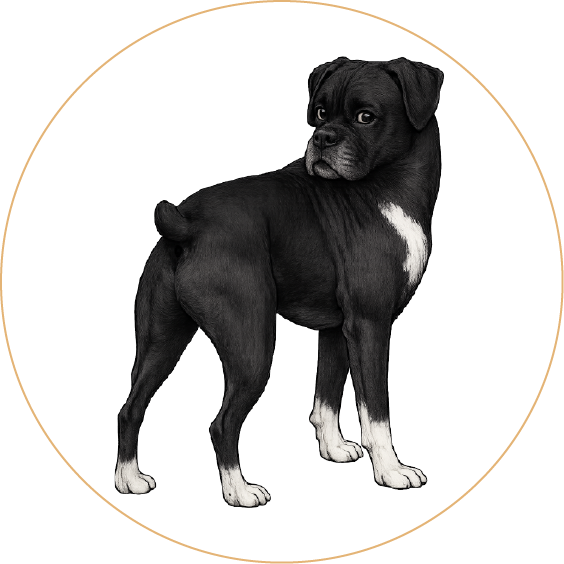 Sealed Brindle Boxer