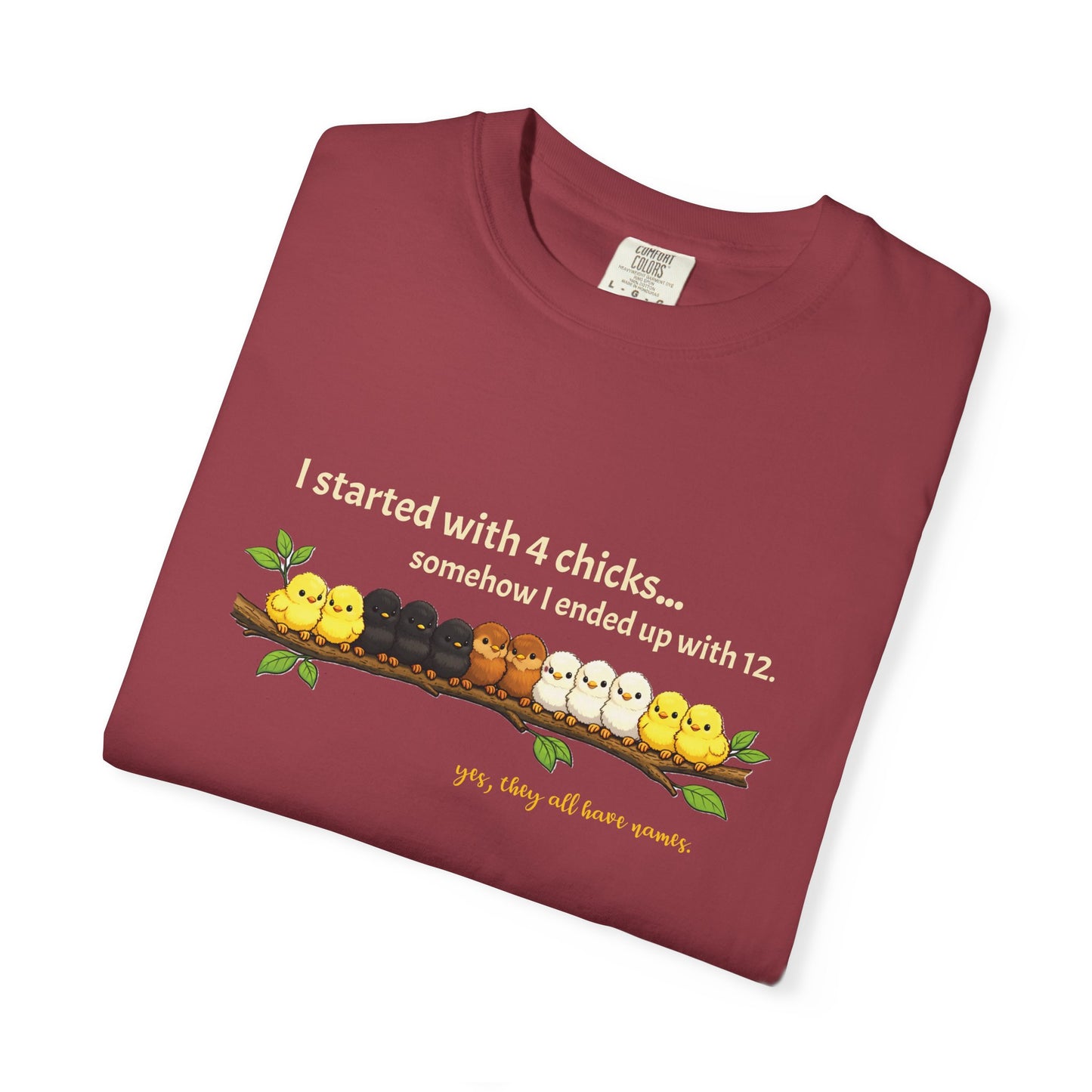 Chicken Math – I Started With 4 Chicks Tee