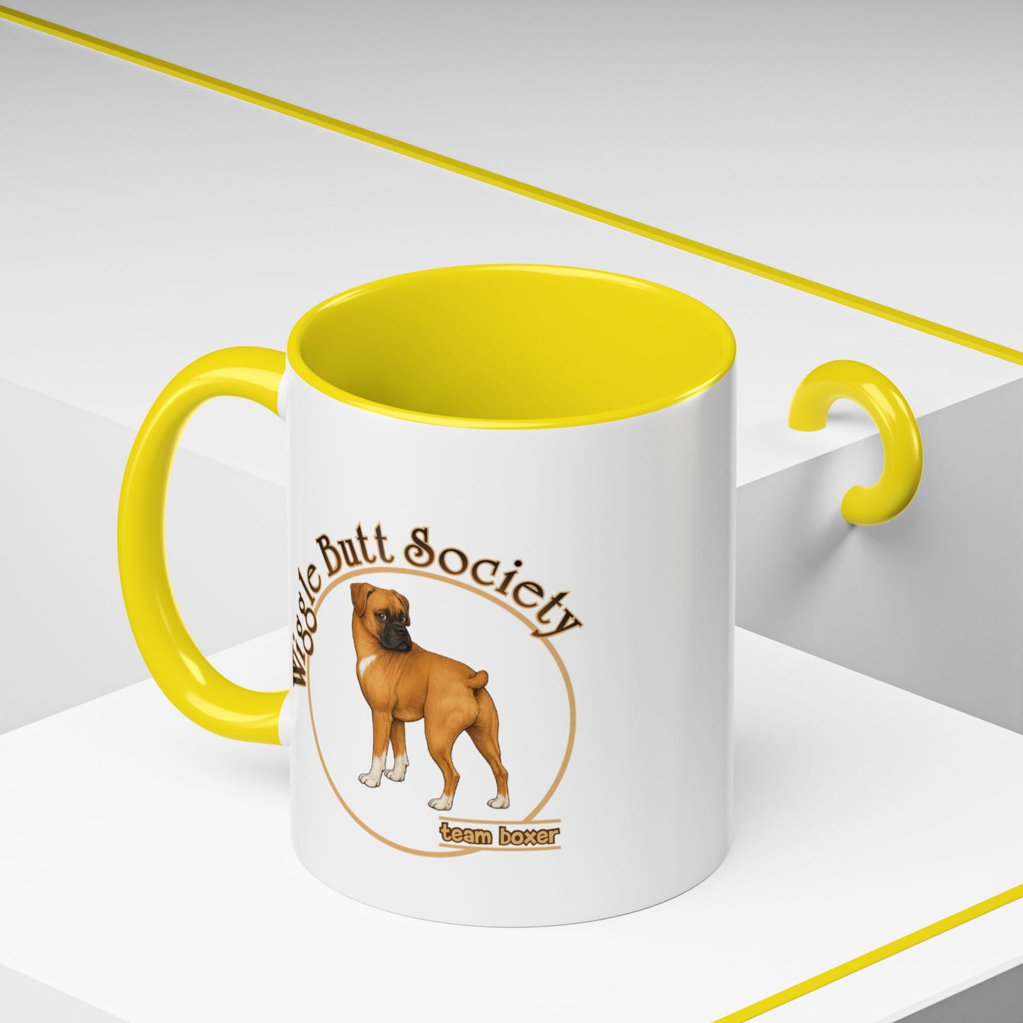 Team Boxer Mug - Fawn Boxer