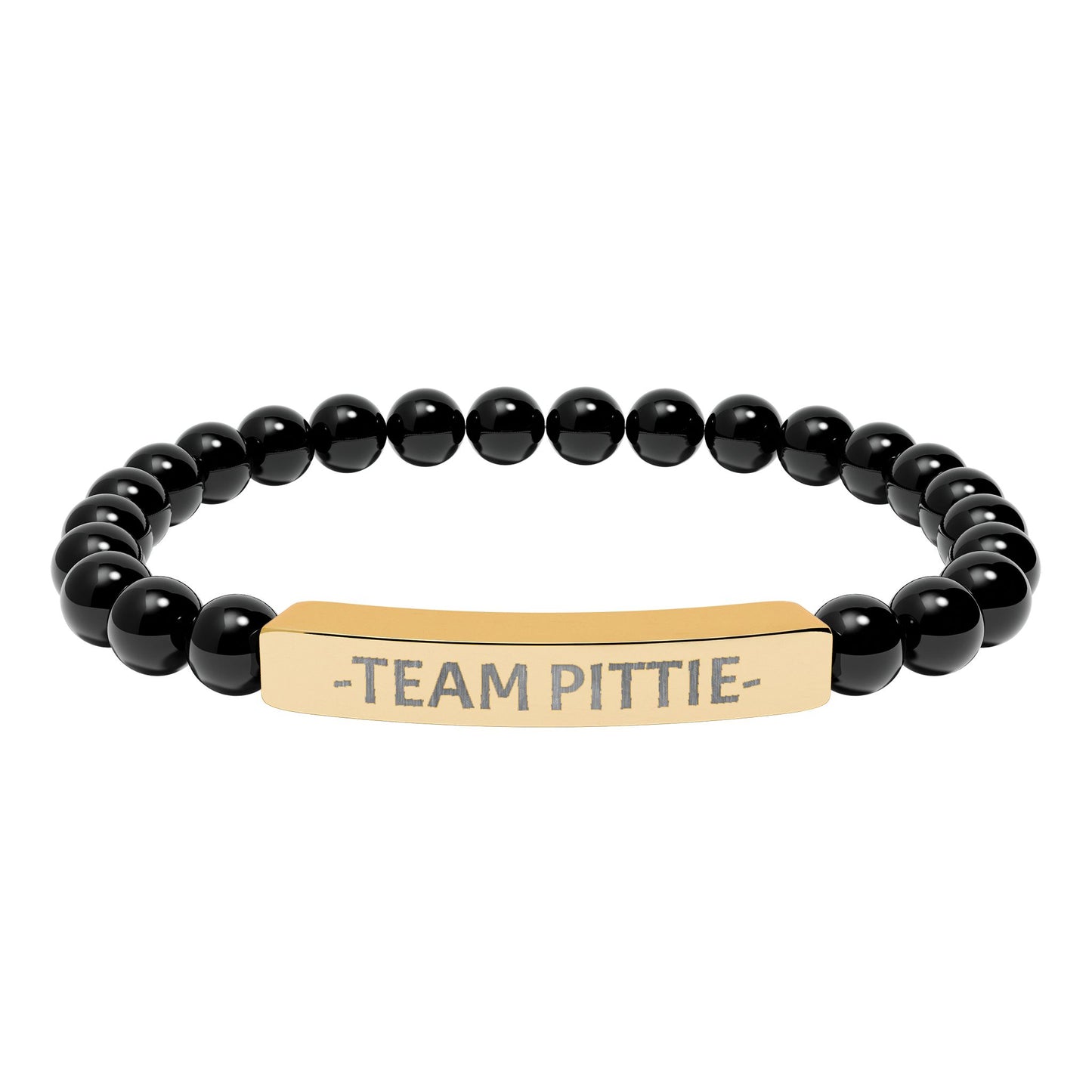Team Pittie Beaded Bracelet