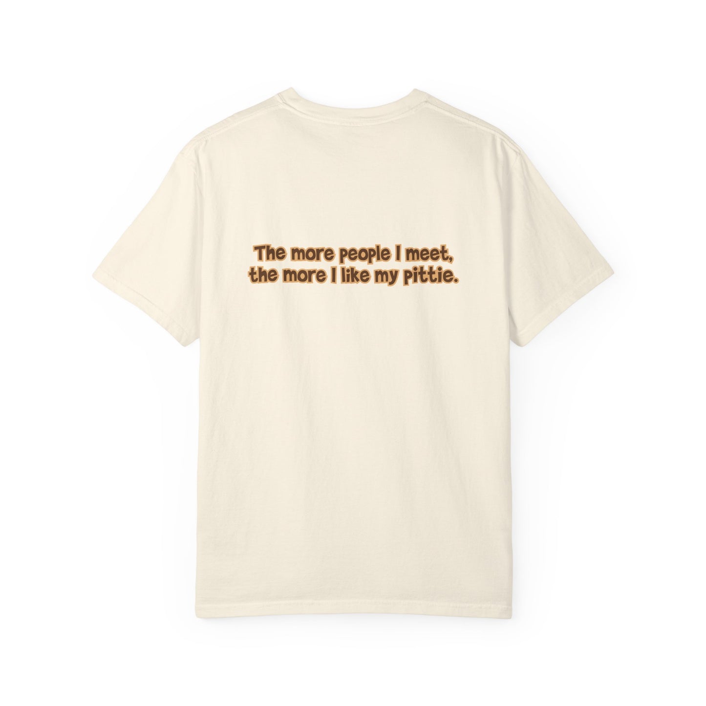 Tuxedo Pittie Tee - Double Sided - "...I Like My Pittie"