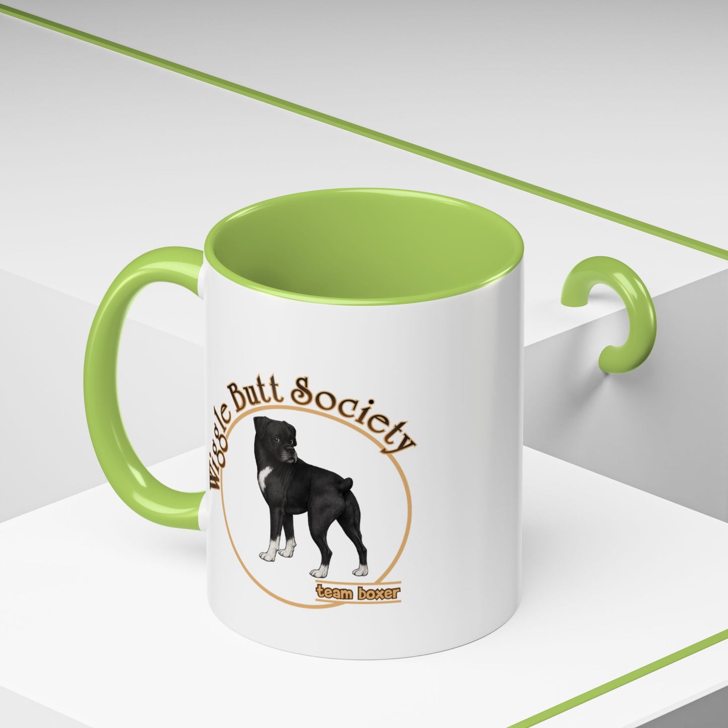Team Boxer Mug - Sealed Brindle Boxer