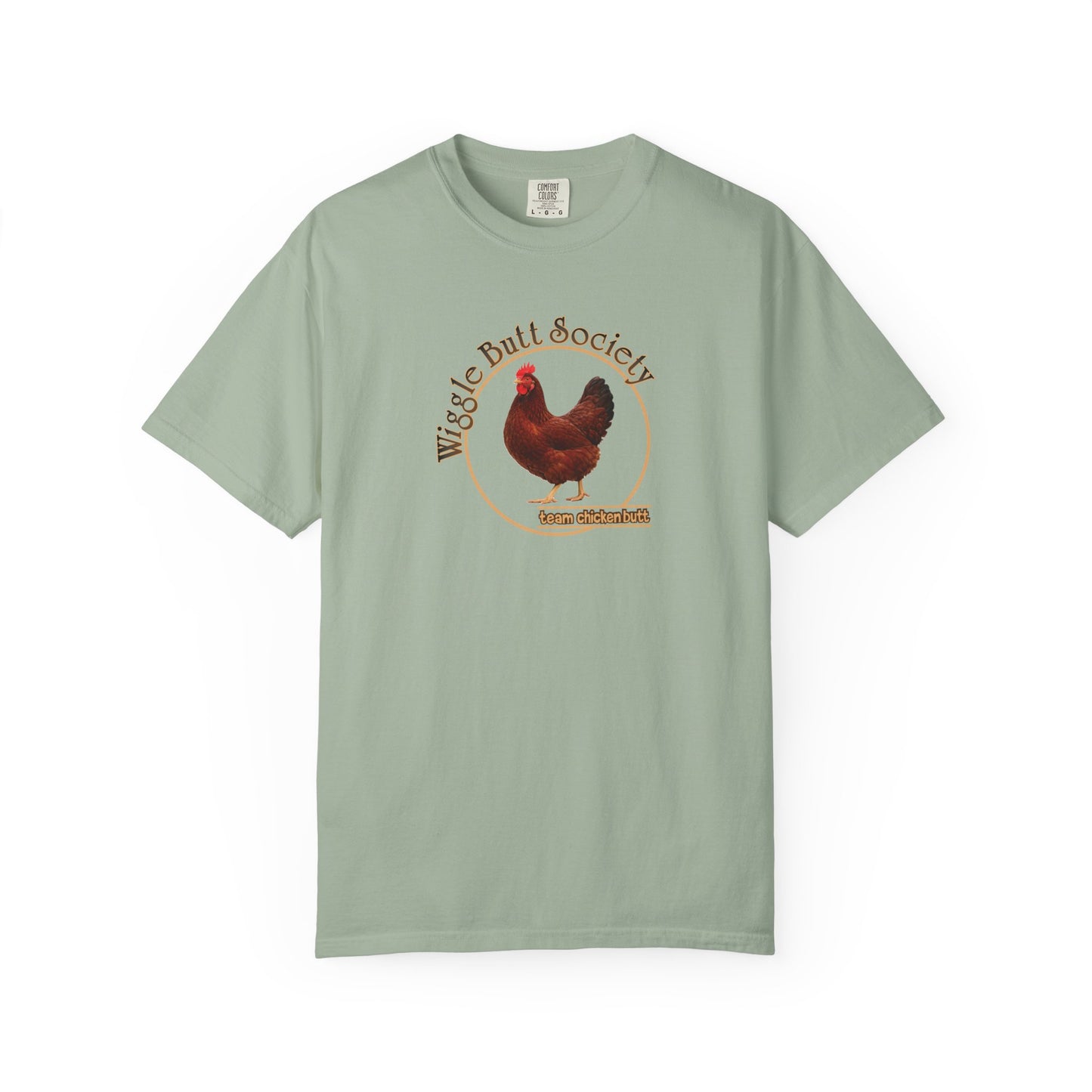 Rhode Island Red Chicken Butt Crew Tee