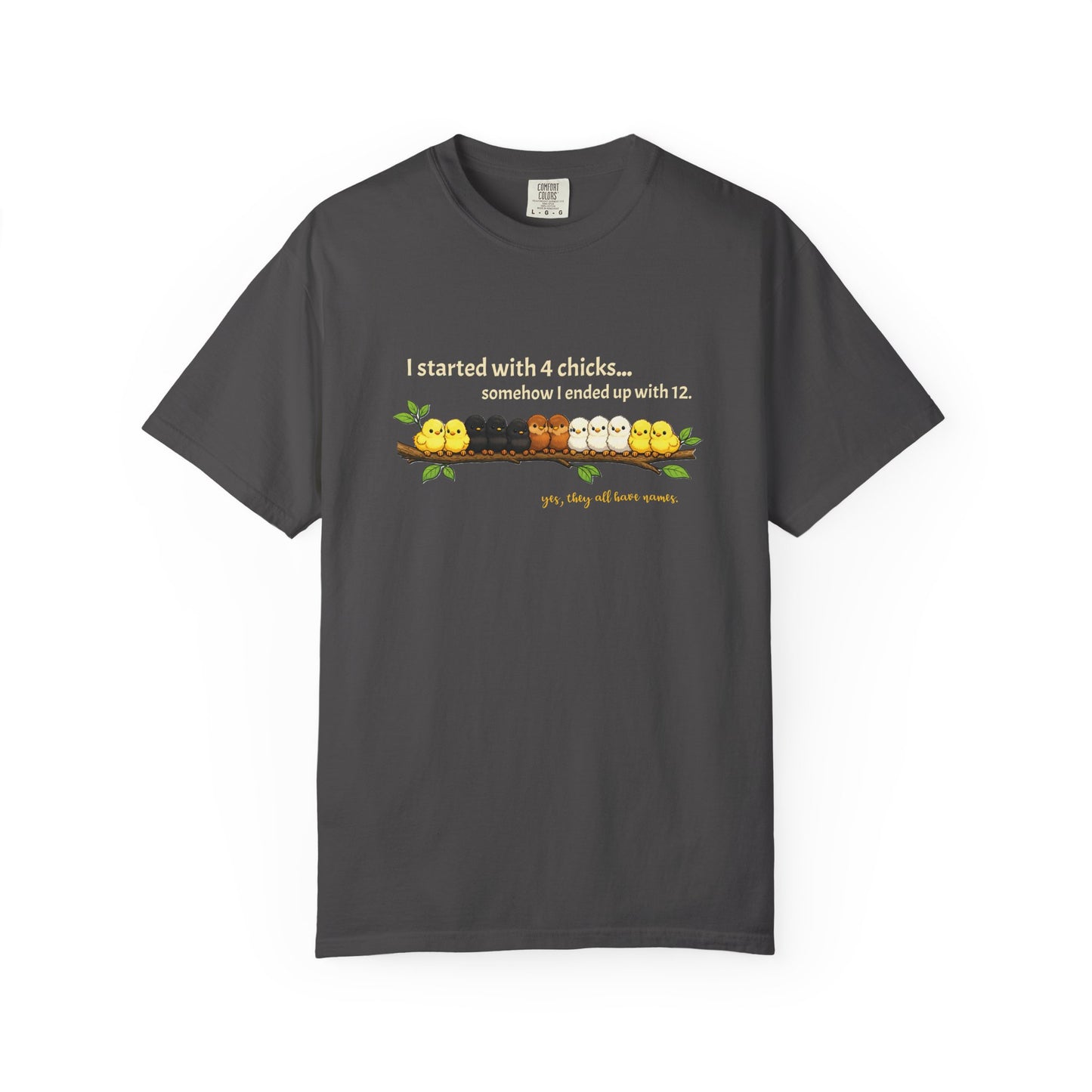 Chicken Math – I Started With 4 Chicks Tee