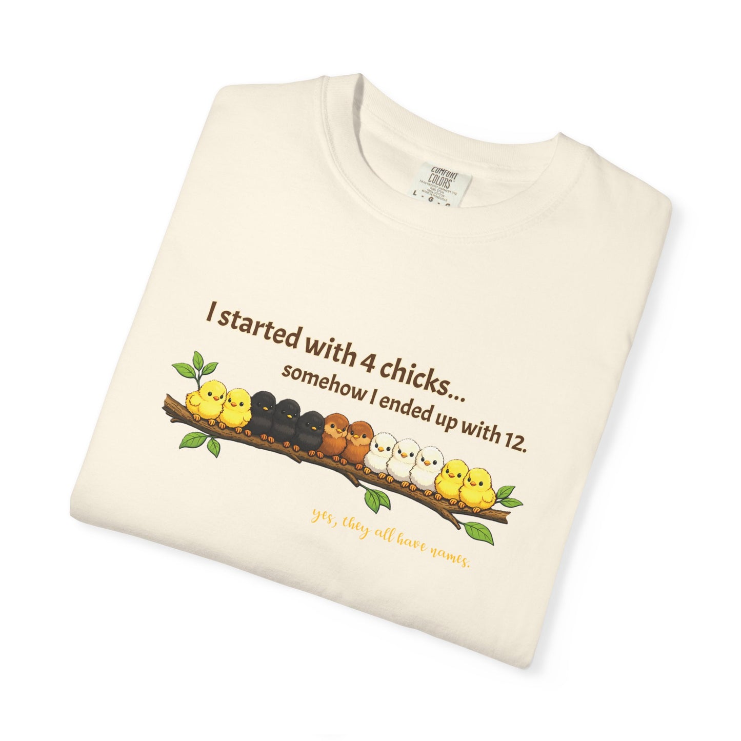 Chicken Math – I Started With 4 Chicks Tee