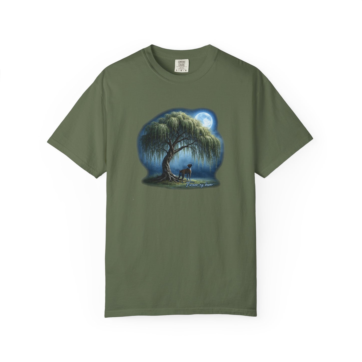 Forever My Boxer Shirt – Weeping Willow & Blue Moon Memorial - T-shirt
