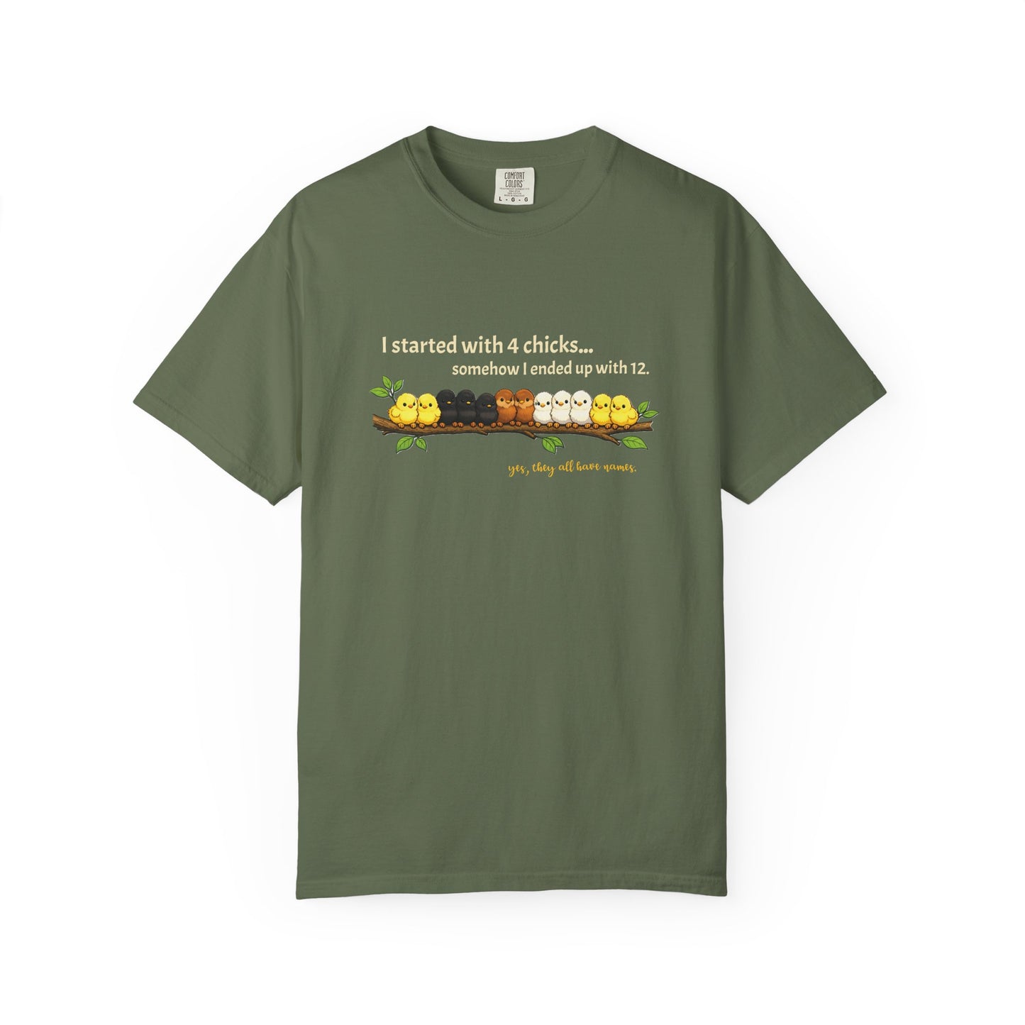 Chicken Math – I Started With 4 Chicks Tee