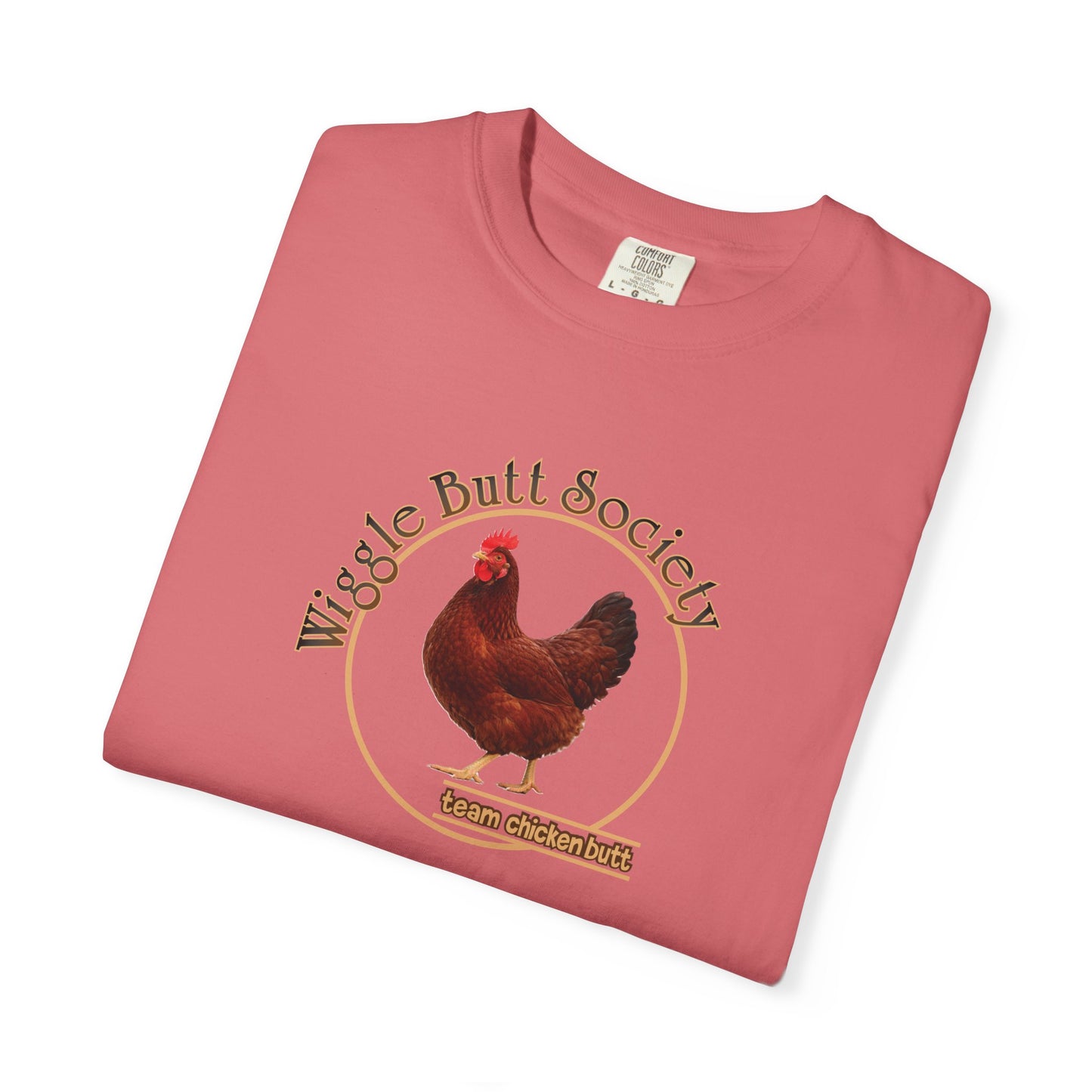 Rhode Island Red Chicken Butt Crew Tee