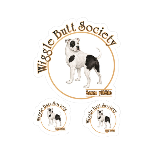 Piebald Pittie Stickers