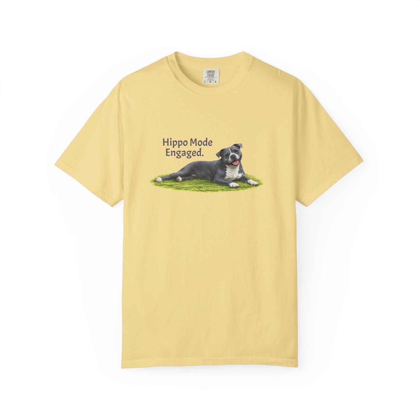 Hippo Mode Engaged. Pittie Tee