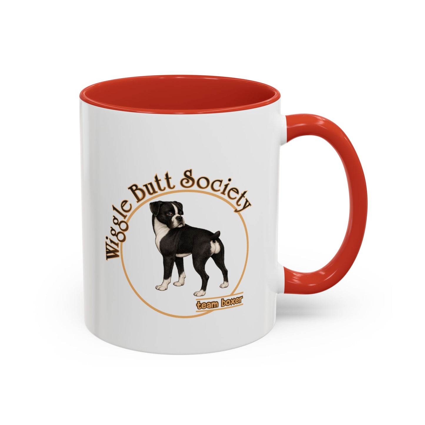 Team Boxer Mug - Flashy Sealed Brindle Boxer