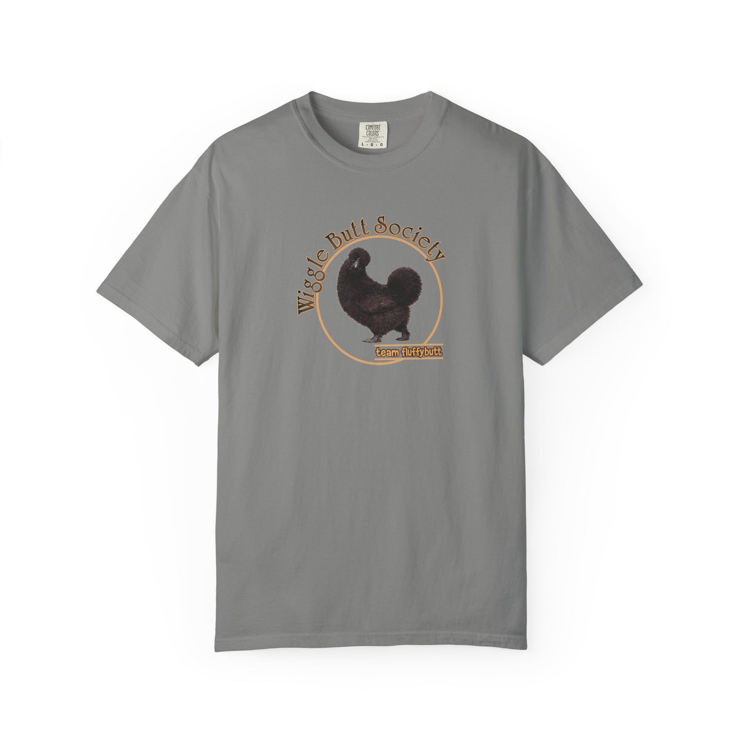 Black Silkie Fluffy Butt Crew Tee
