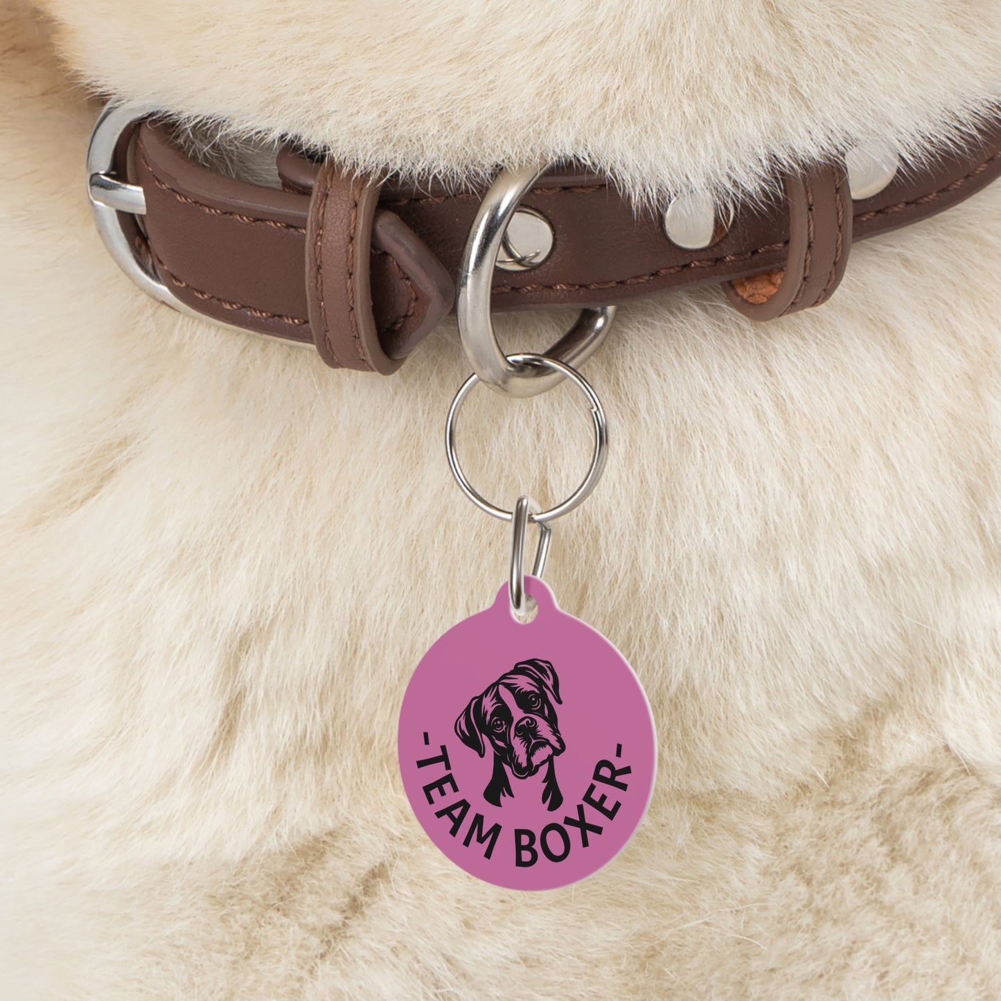 Team Boxer Badge Tag
