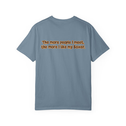 Flashy Fawn Boxer Tee - Double Sided - "...I Like My Boxer."