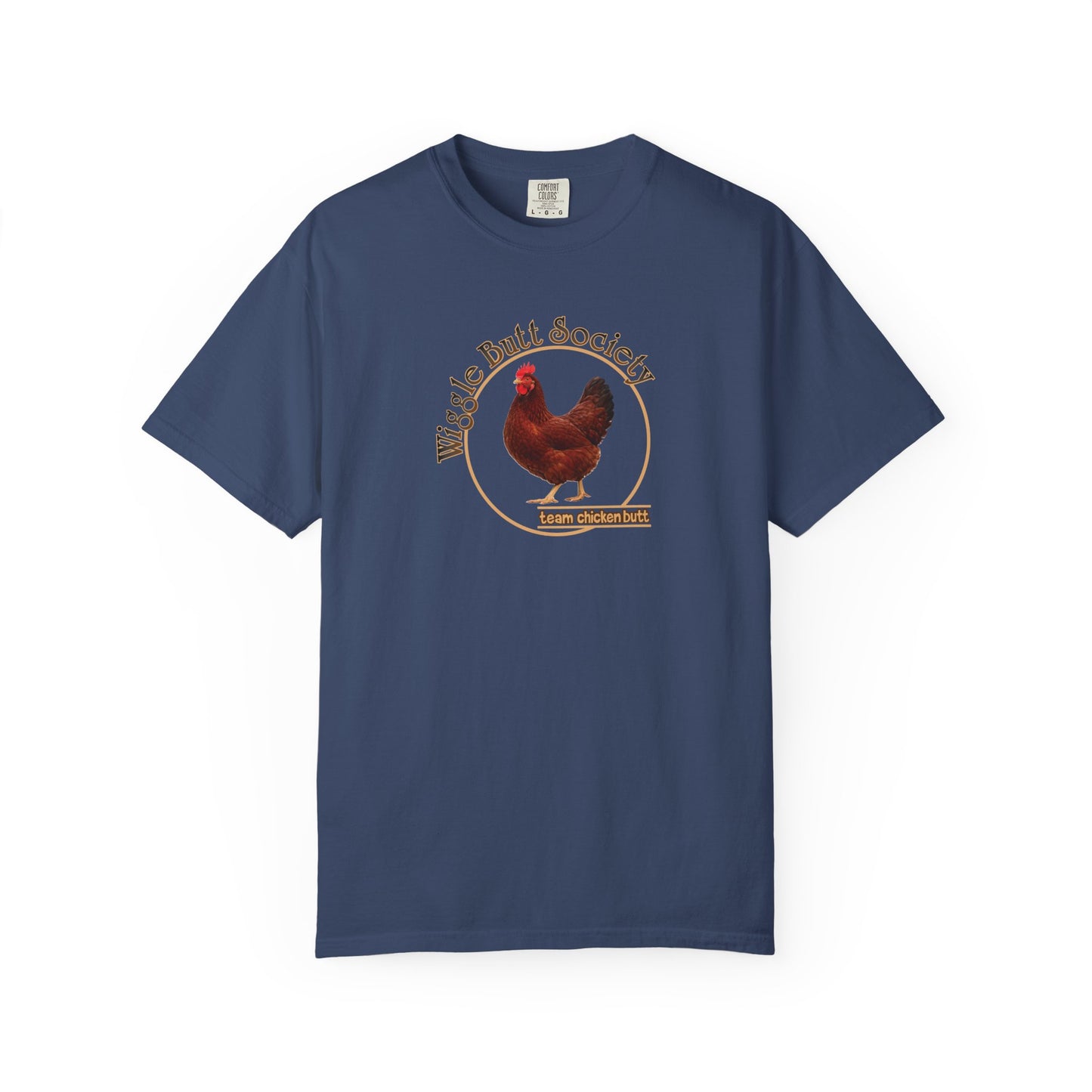 Rhode Island Red Chicken Butt Crew Tee