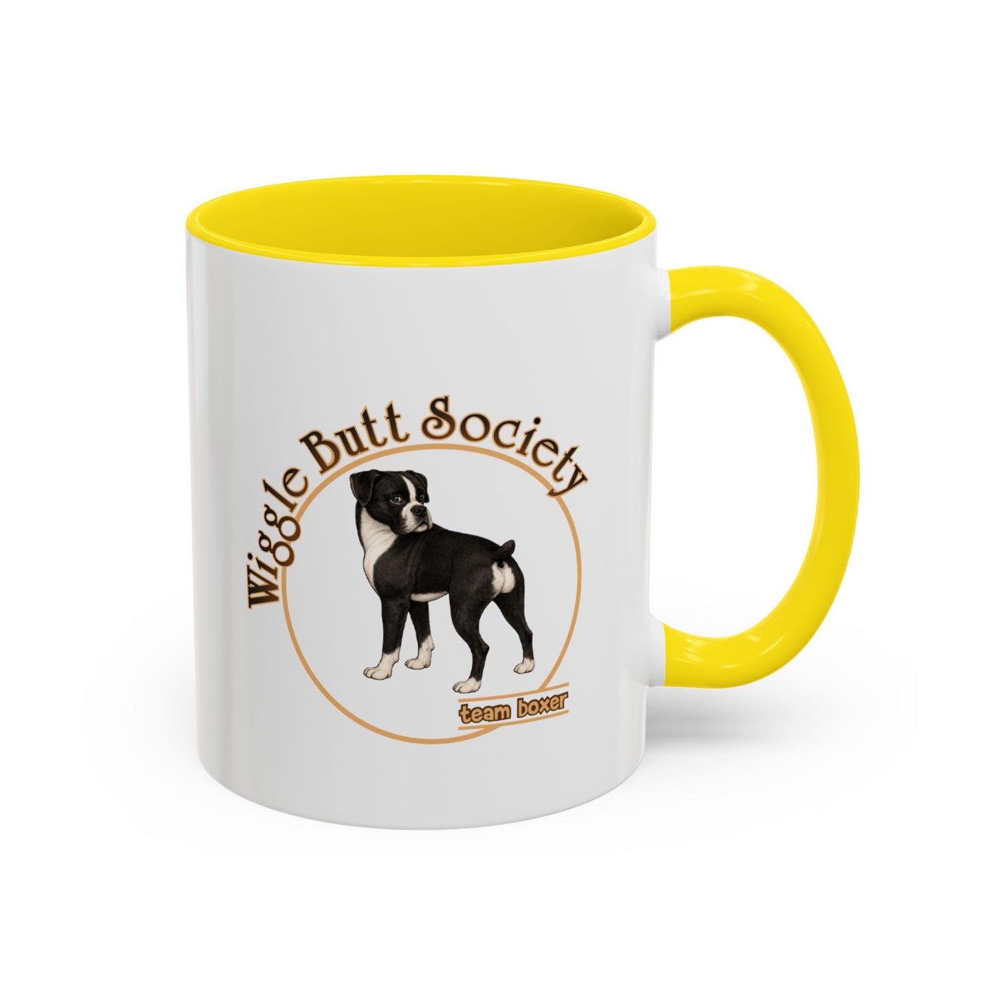 Team Boxer Mug - Flashy Sealed Brindle Boxer