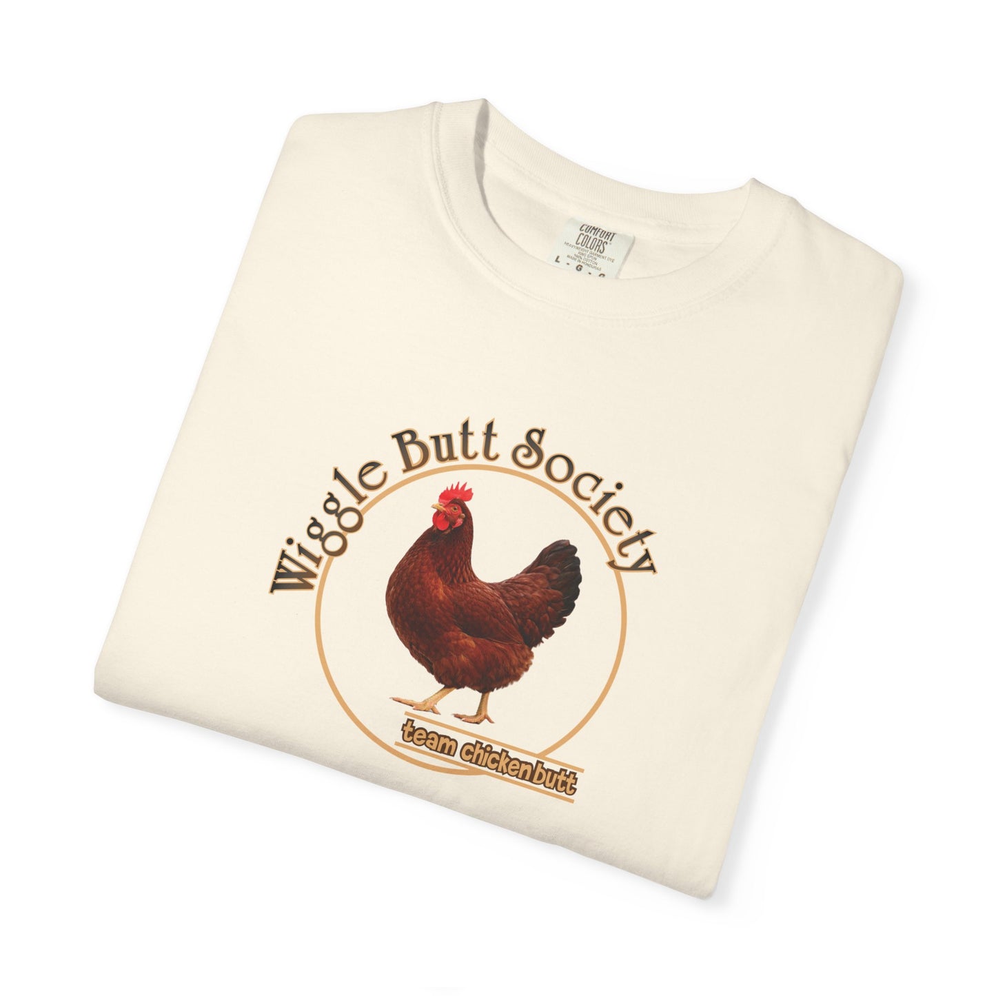Rhode Island Red Chicken Butt Crew Tee
