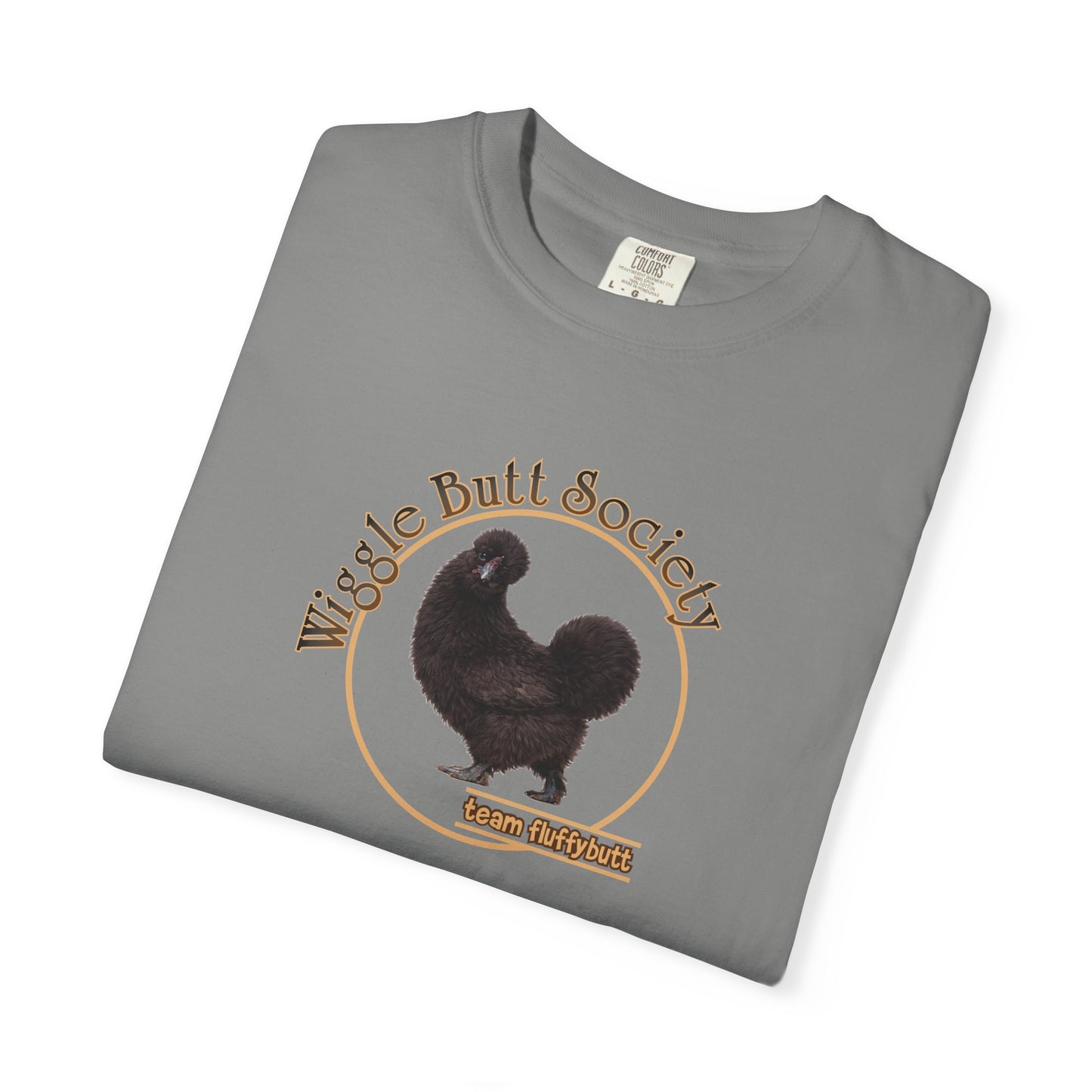 Black Silkie Fluffy Butt Crew Tee