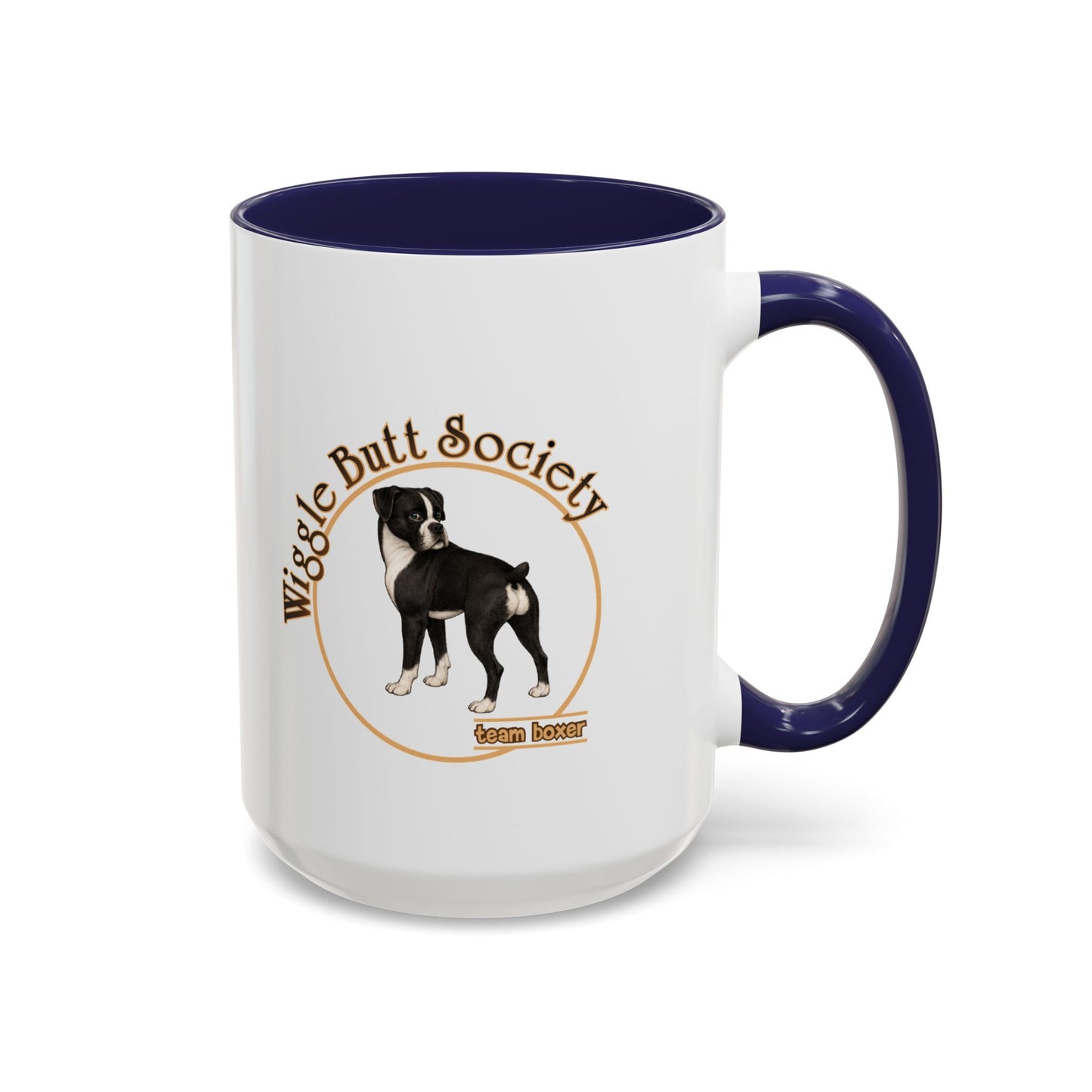 Team Boxer Mug - Flashy Sealed Brindle Boxer
