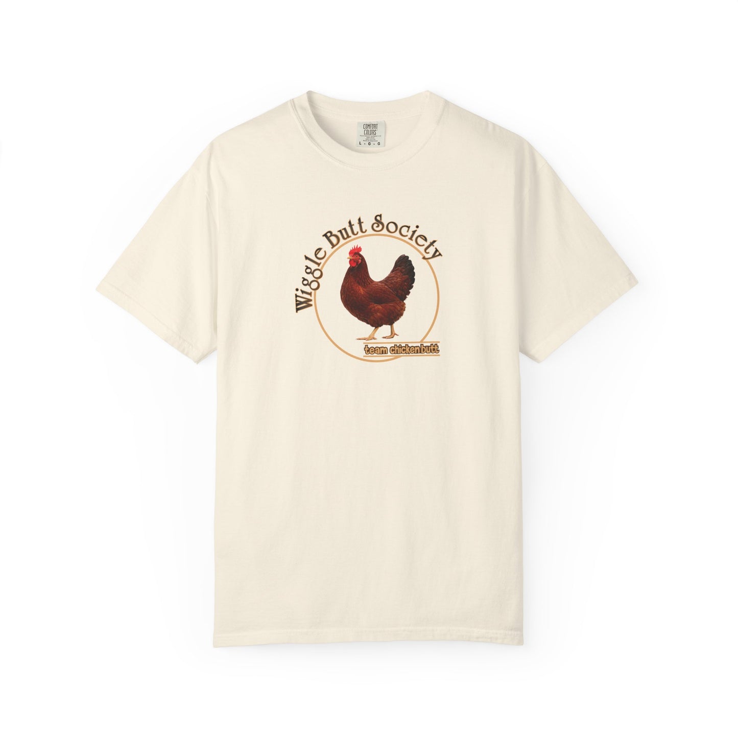 Rhode Island Red Chicken Butt Crew Tee
