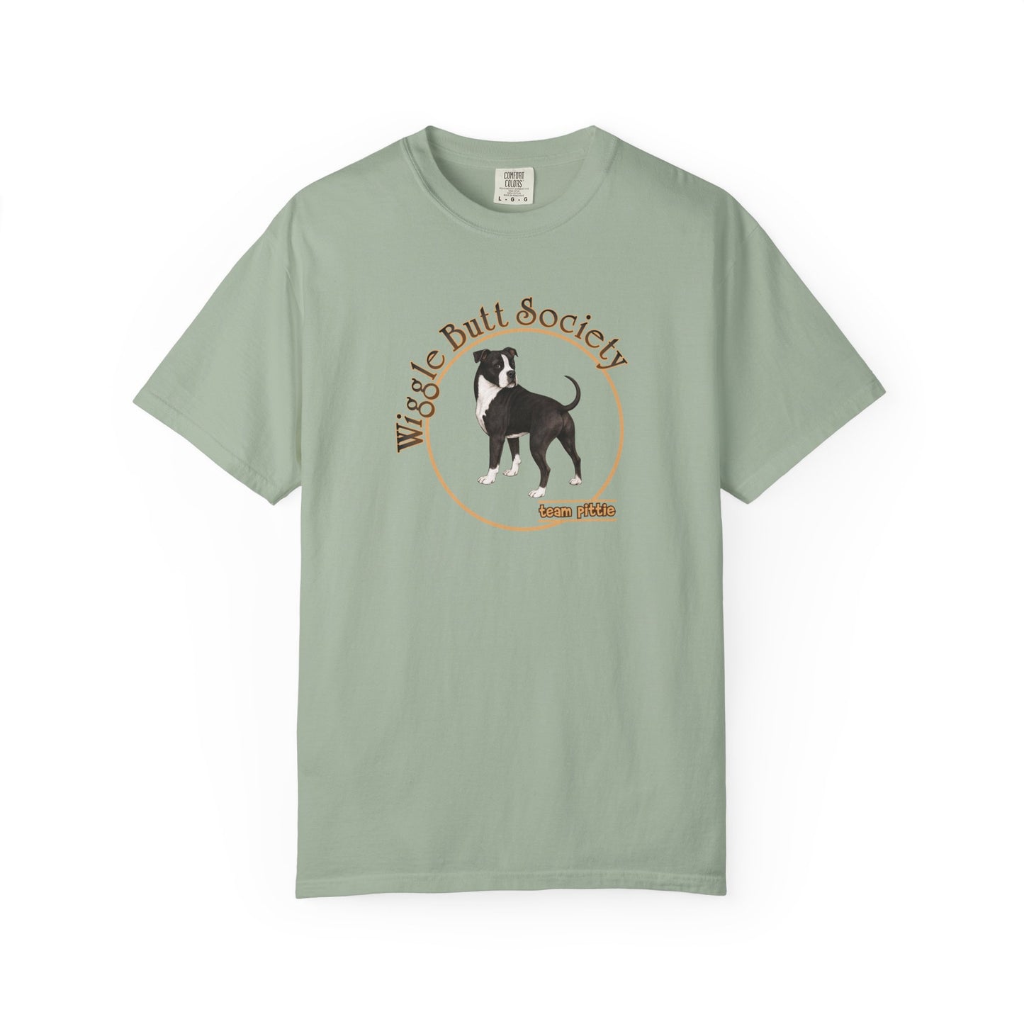 Tuxedo Pittie Tee - Double Sided - "Built Like a Tank"