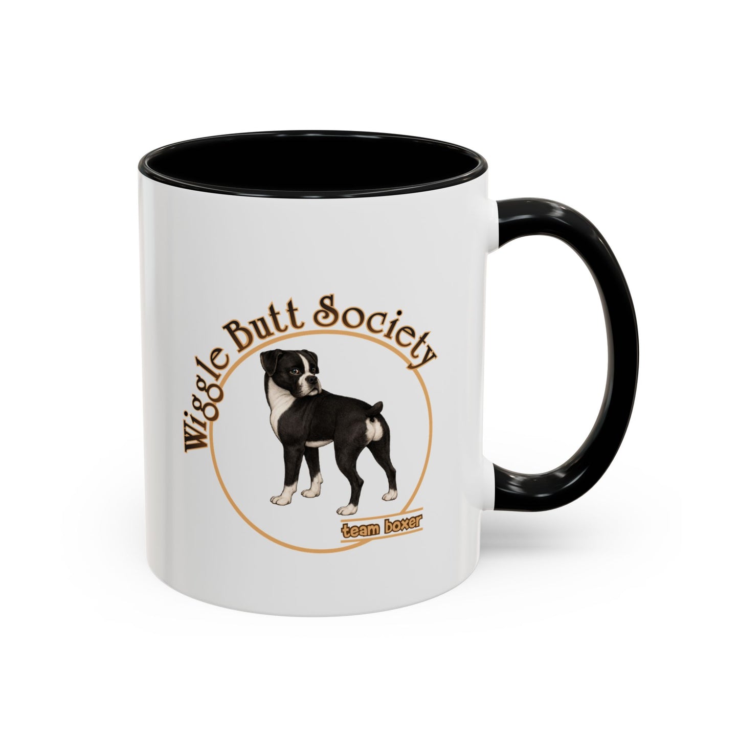 Team Boxer Mug - Flashy Sealed Brindle Boxer