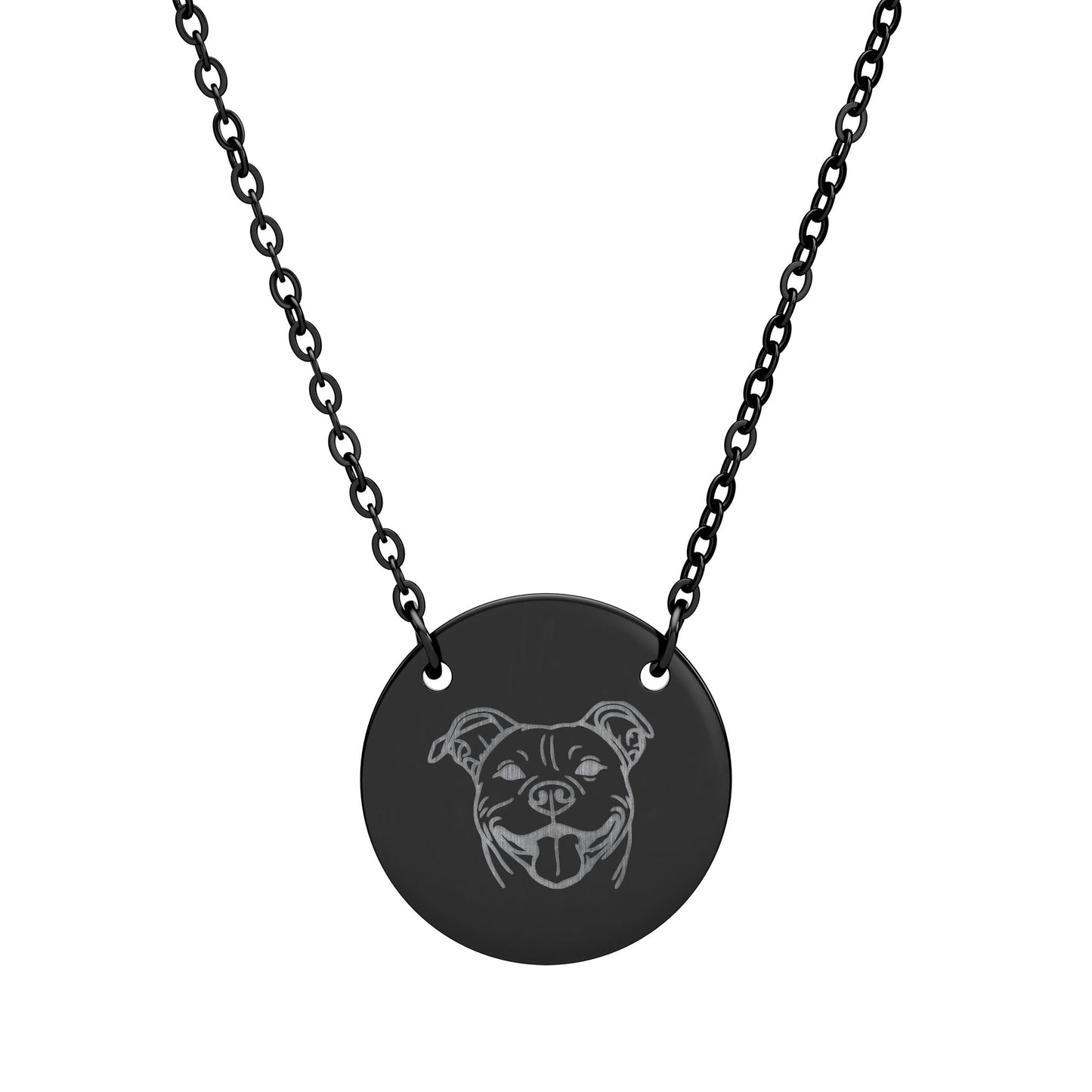 Pittie Smiling Pendant Necklace