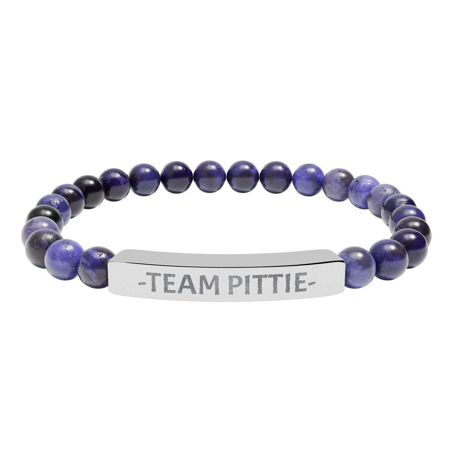 Team Pittie Beaded Bracelet