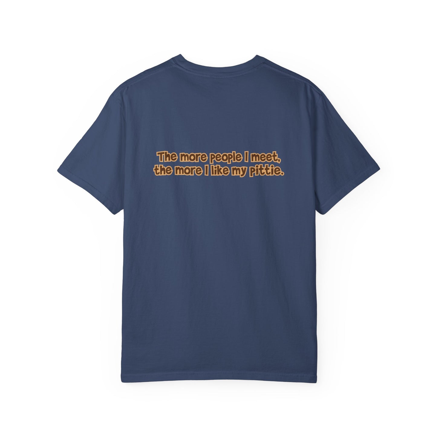 Tuxedo Pittie Tee - Double Sided - "...I Like My Pittie"