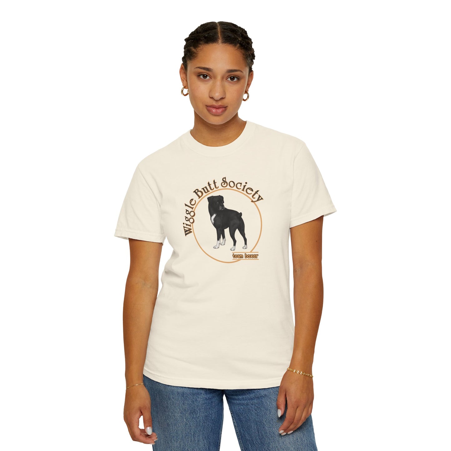 Sealed Brindle Boxer Tee - Double Sided "...I Like My Boxer”