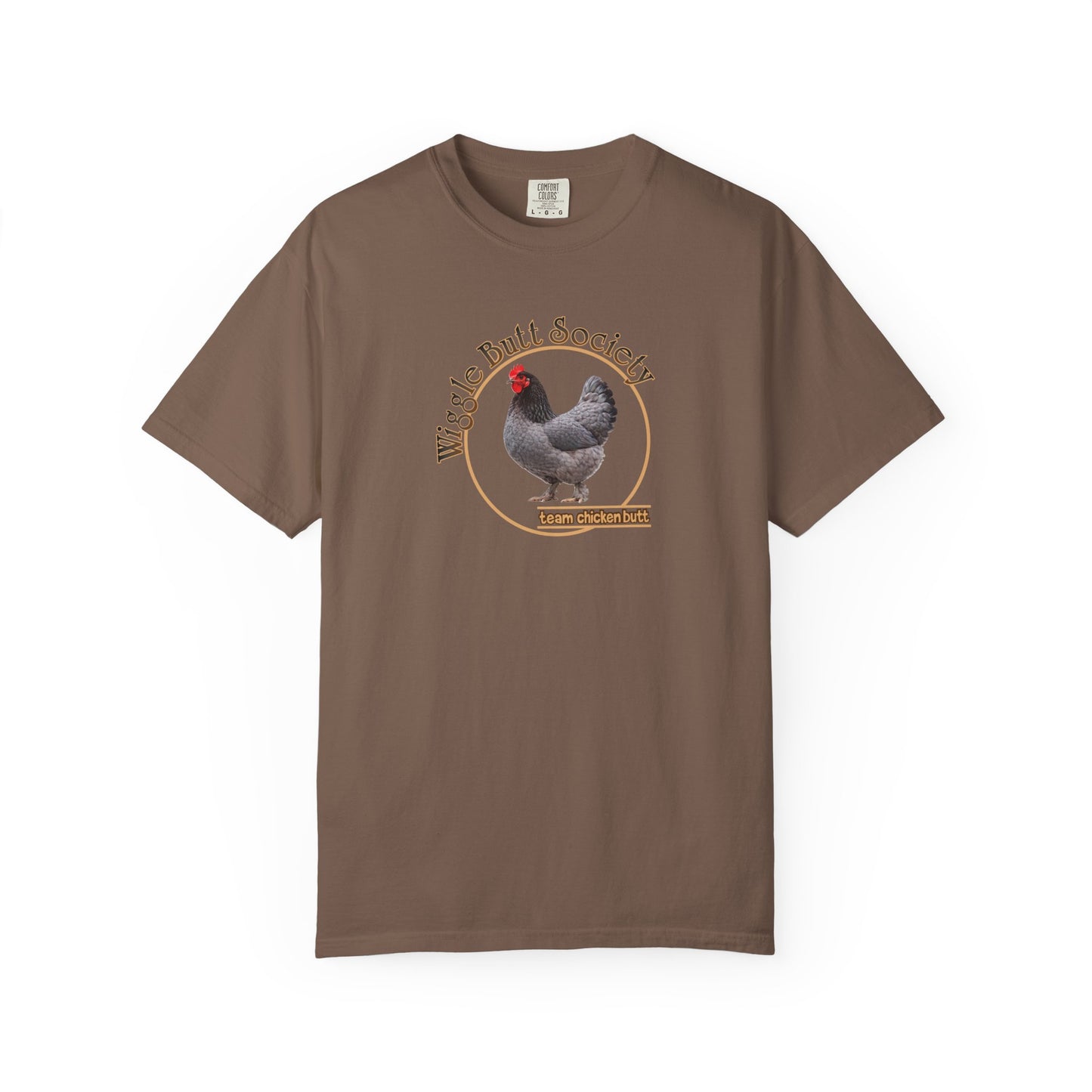 Blue Marron Chicken Butt Crew Tee