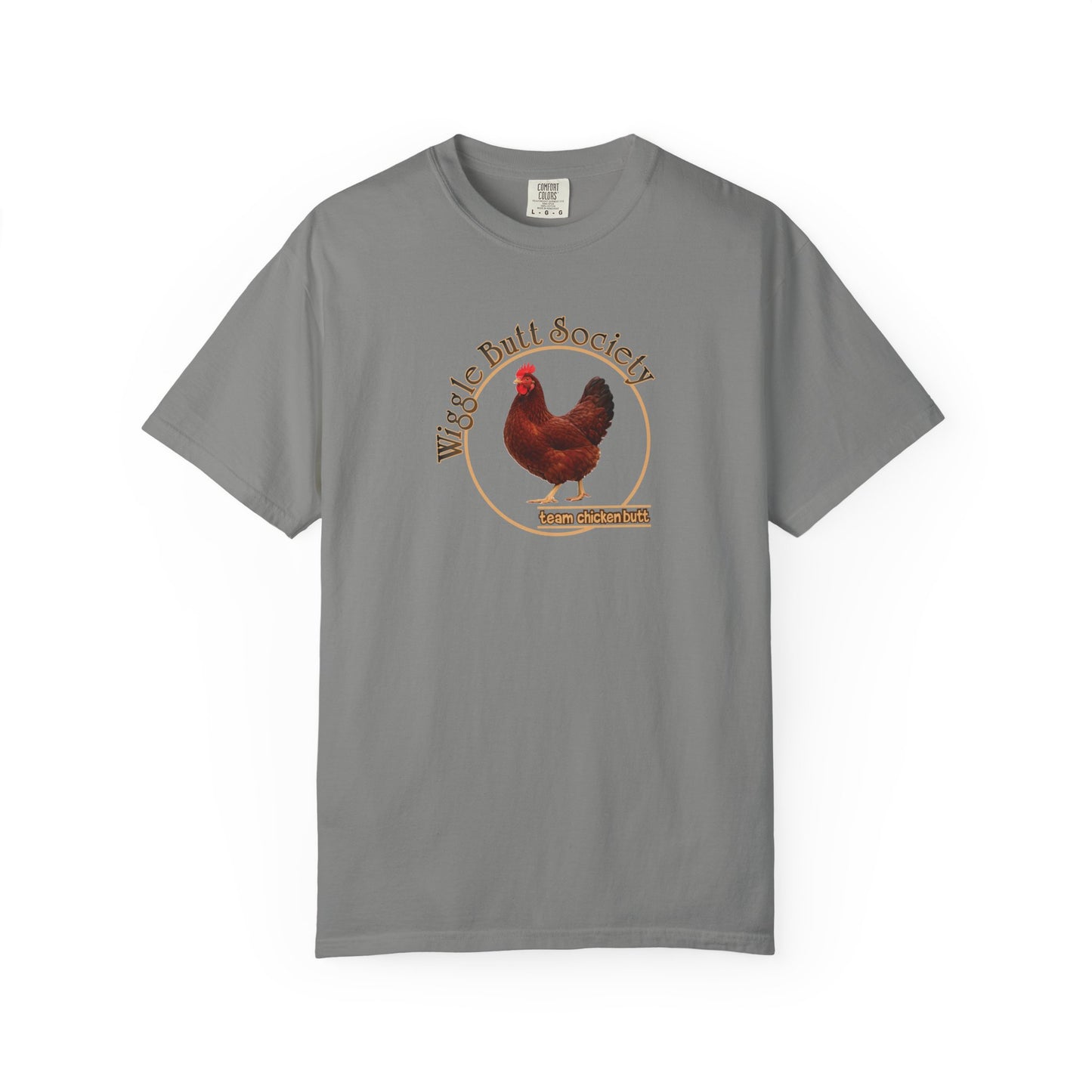 Rhode Island Red Chicken Butt Crew Tee